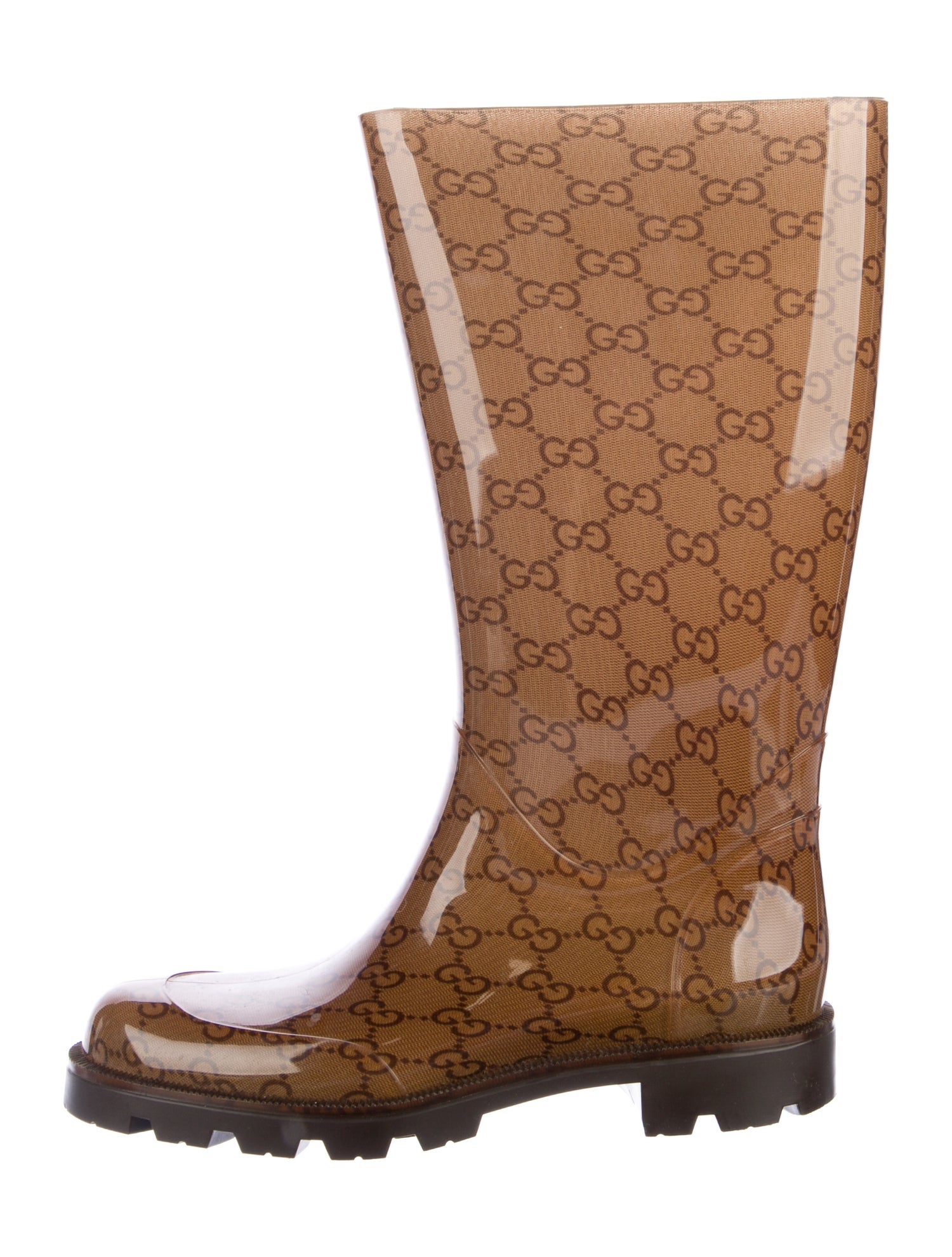 Gucci Printed Rain Boots