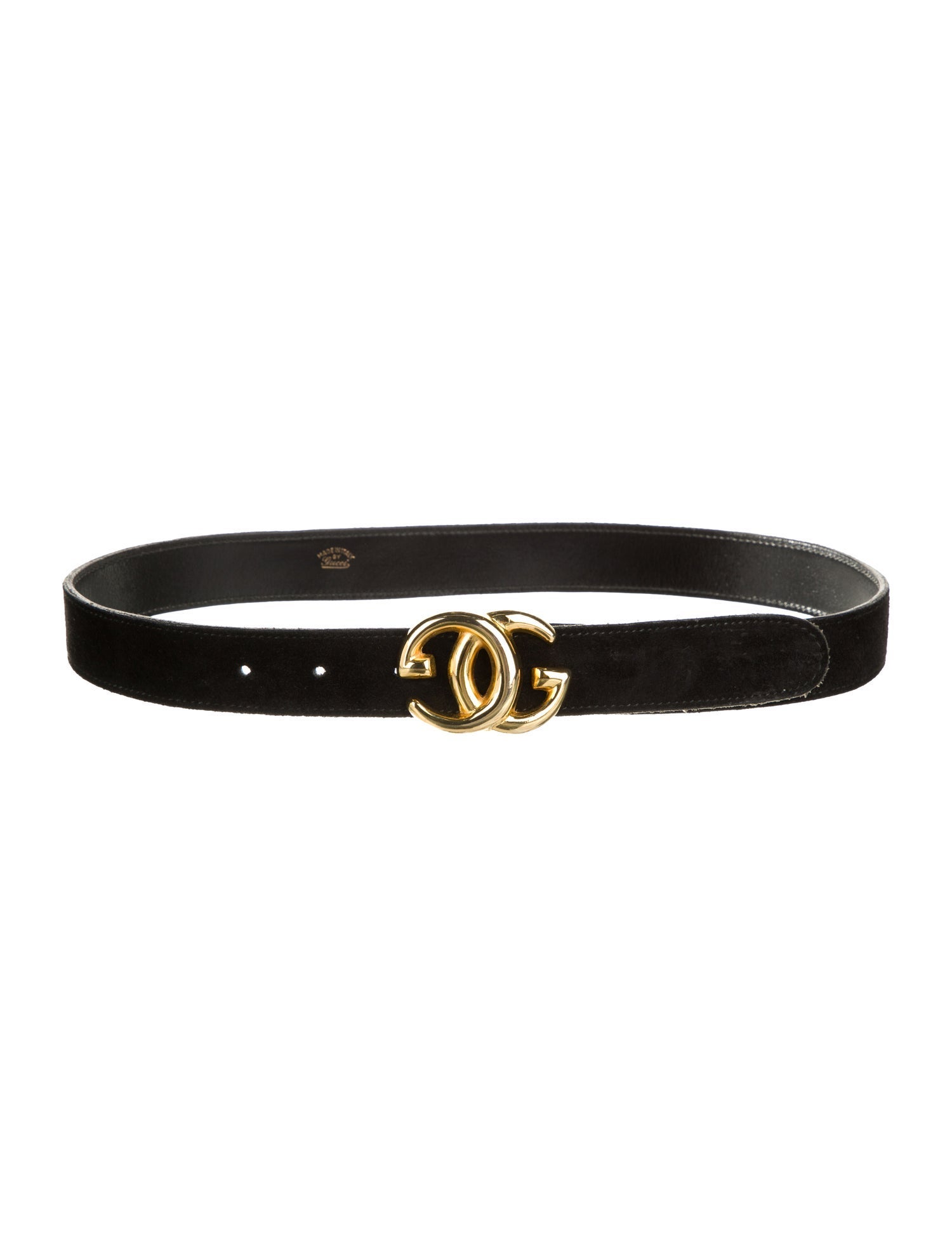 Gucci Skinny Suede Belt