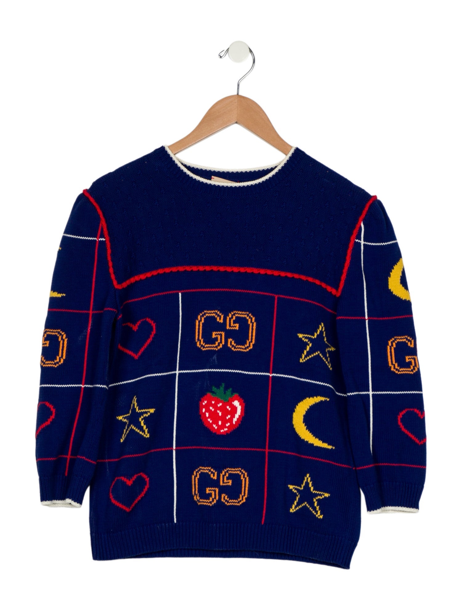 Gucci girls' multicolored knitted sweater w/Tags