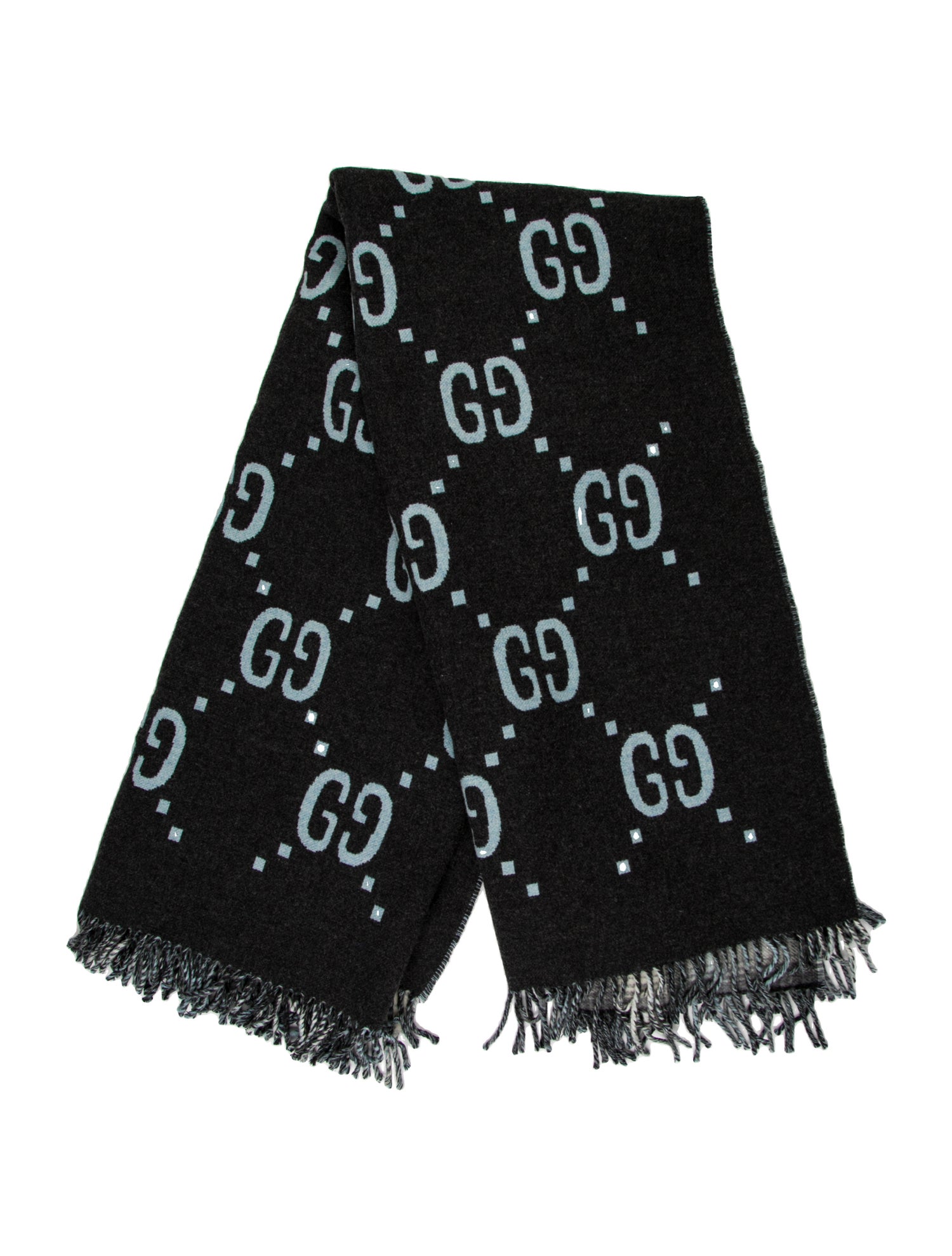 Gucci Wool Jumbo GG Shawl