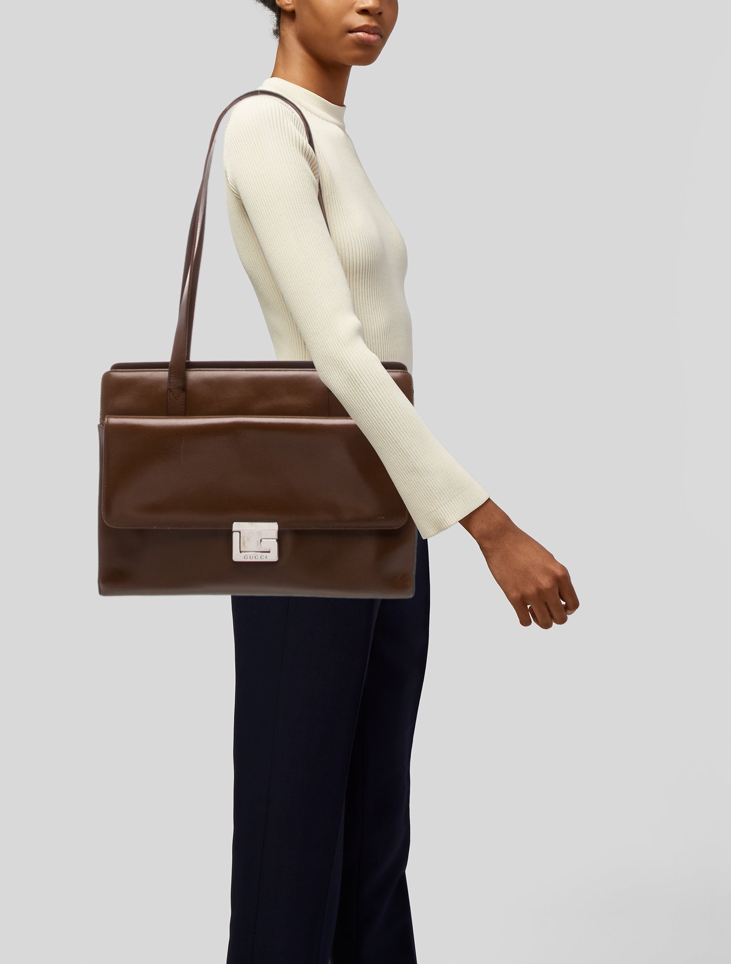 Gucci Leather Shoulder Bag