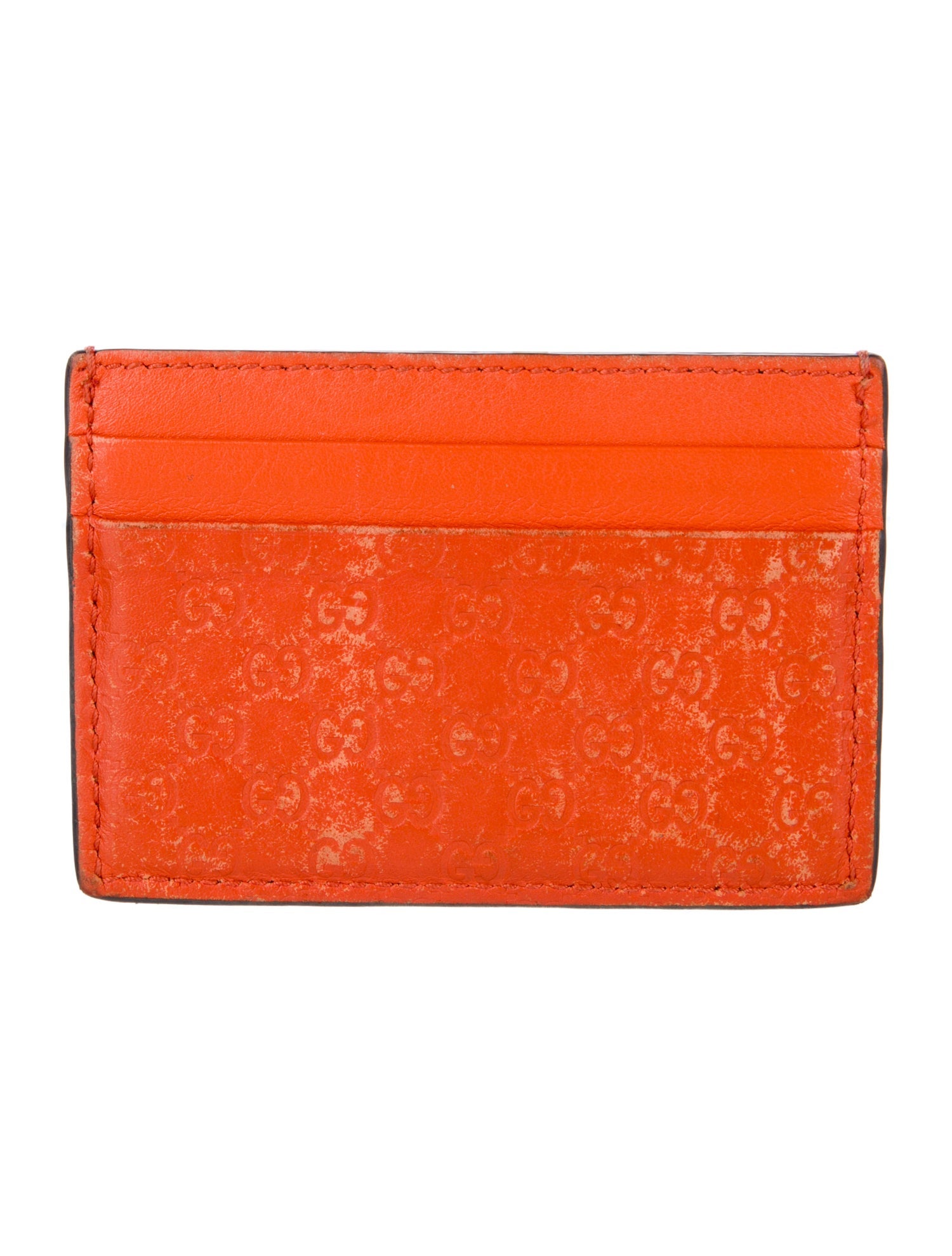 Gucci Microguccissima Pattern Leather Card Holder