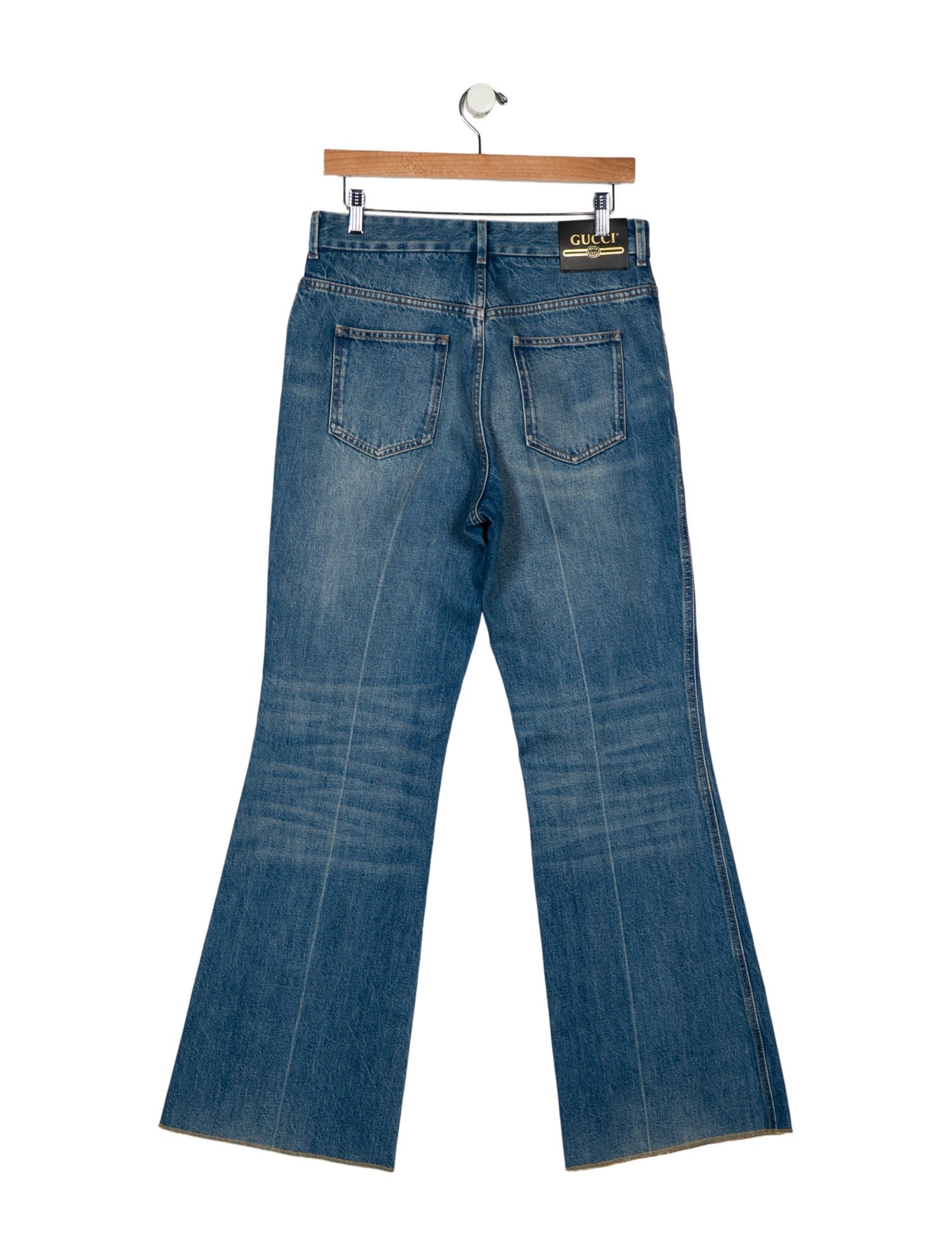 Gucci High-Rise Wide Leg Jeans