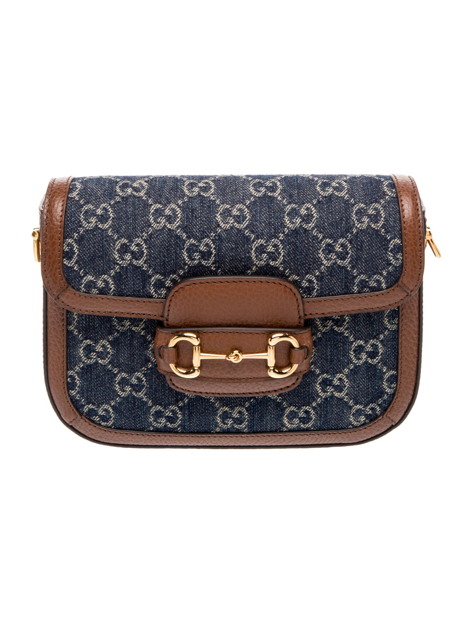 Gucci GG Denim Horsebit 1955 Small w/ Tags