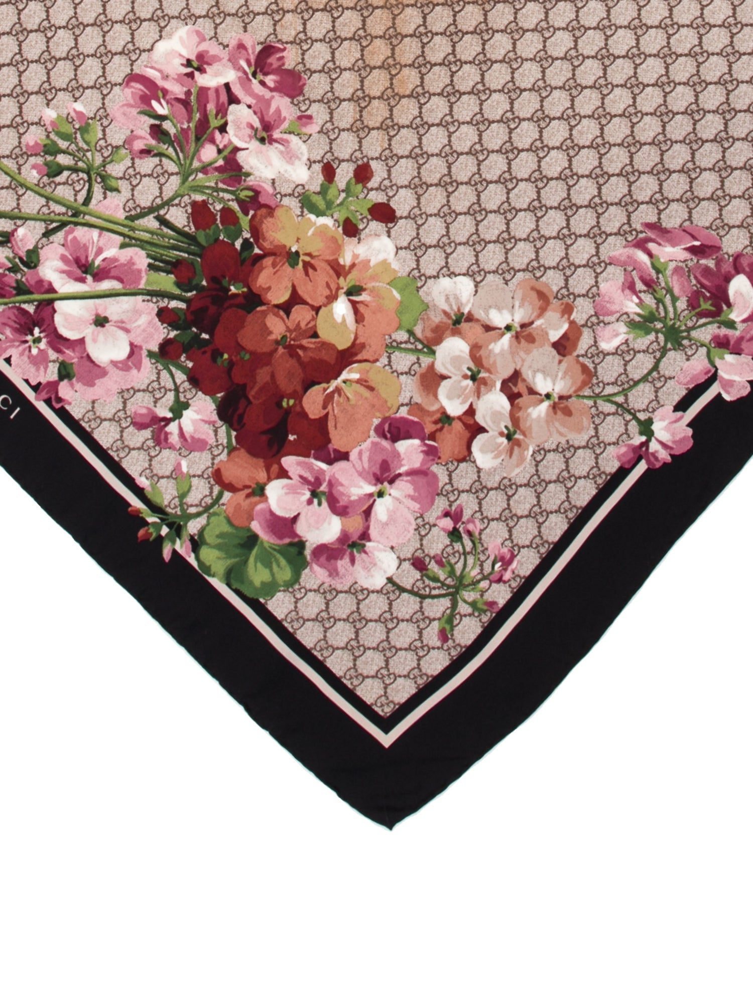 Gucci Silk GG Logo Scarf