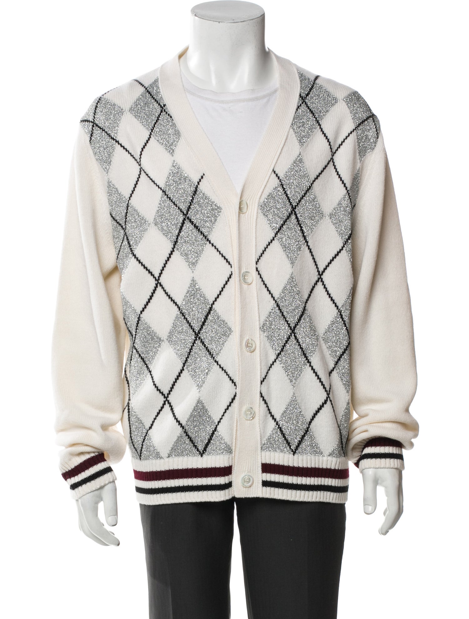 Gucci Wool Printed Cardigan