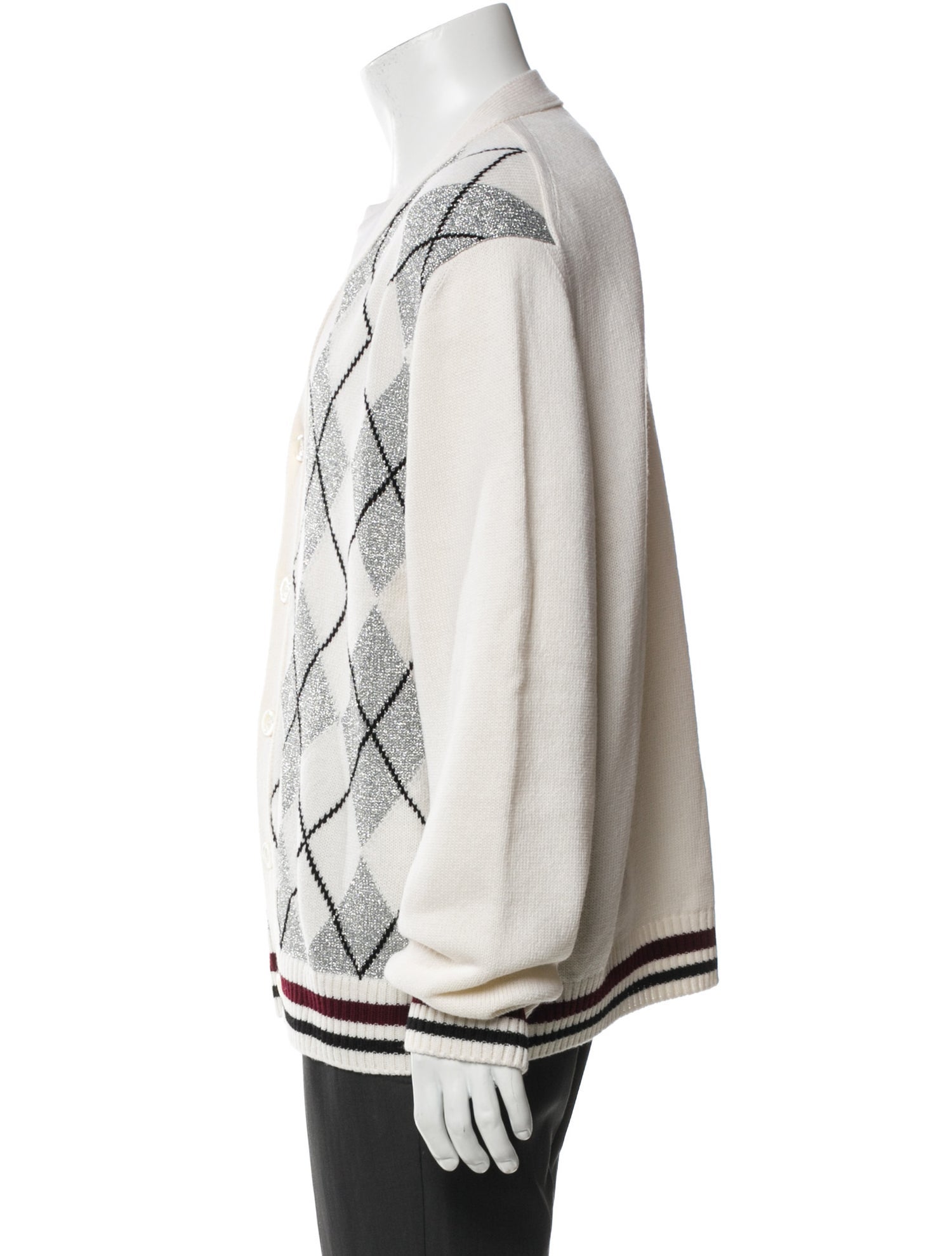 Gucci Wool Printed Cardigan