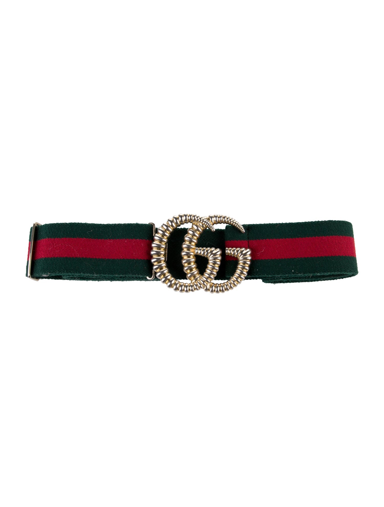 Gucci Web Accent Canvas Belt