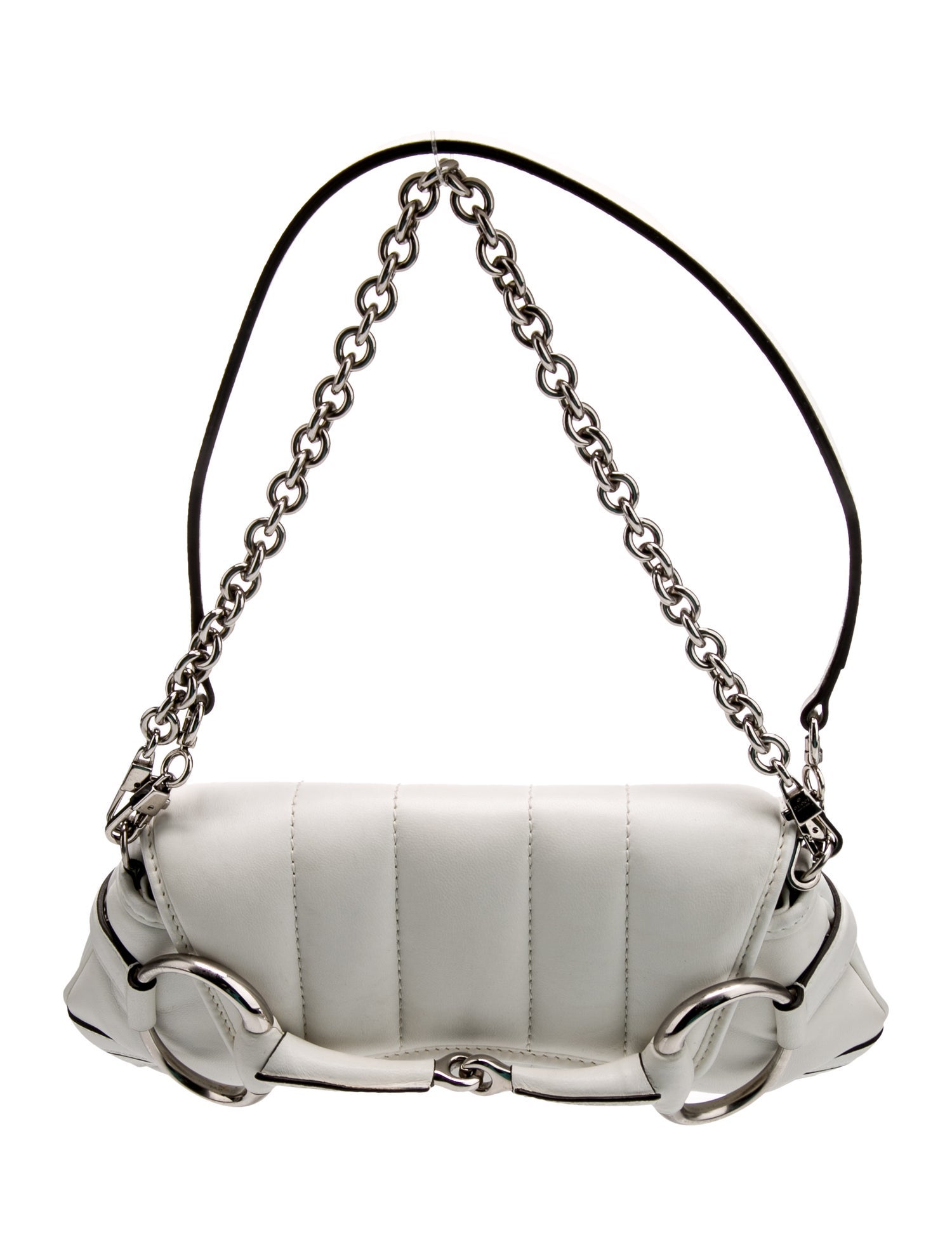 Gucci GG Canvas Horsebit Chain Small