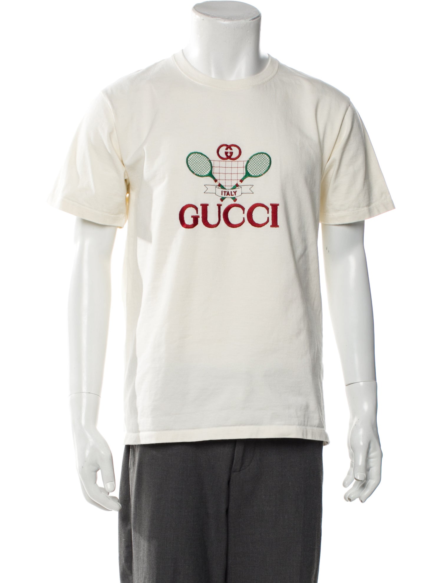 Gucci Graphic Print Crew Neck T-Shirt