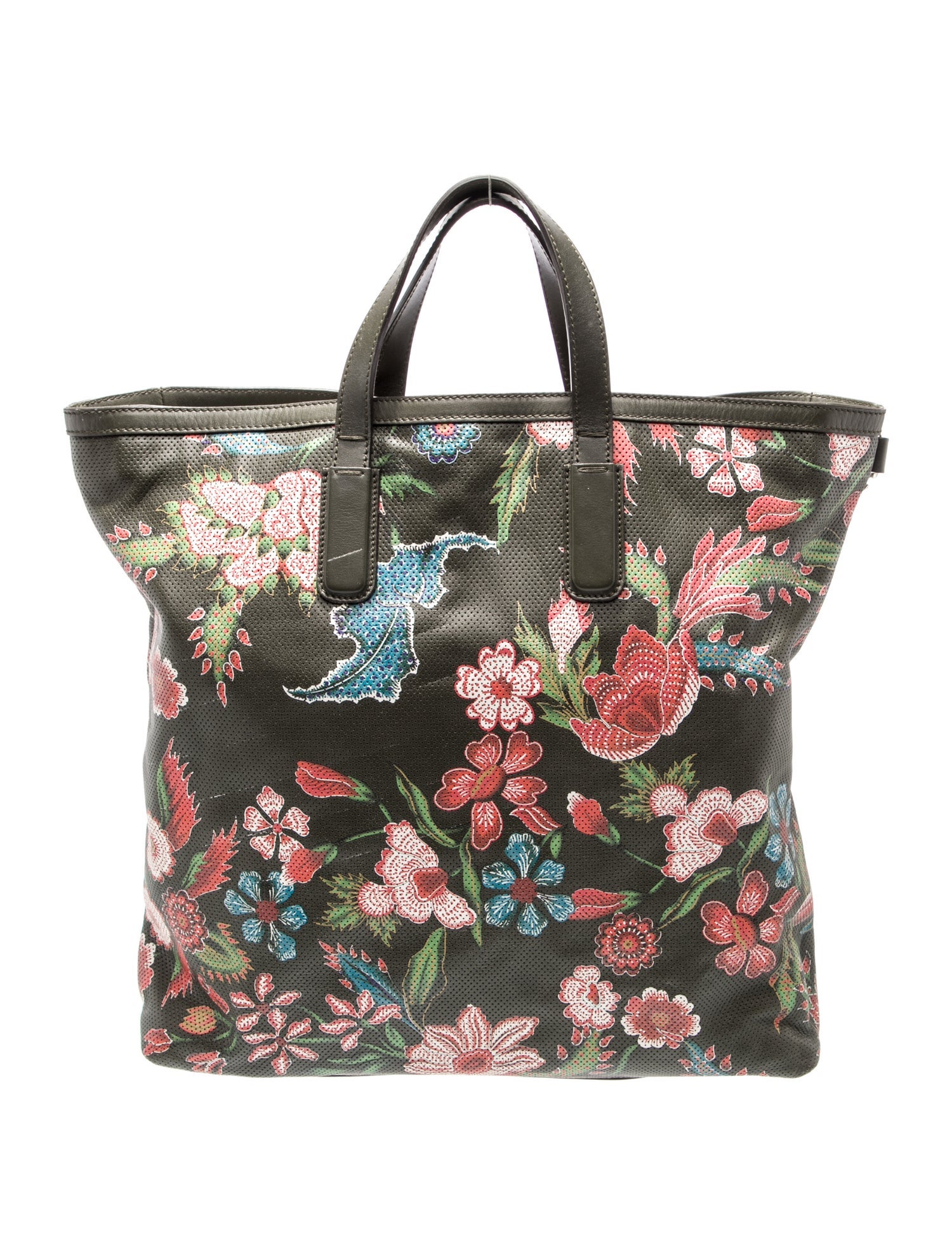 Gucci Flora Knight Bamboo Shopper