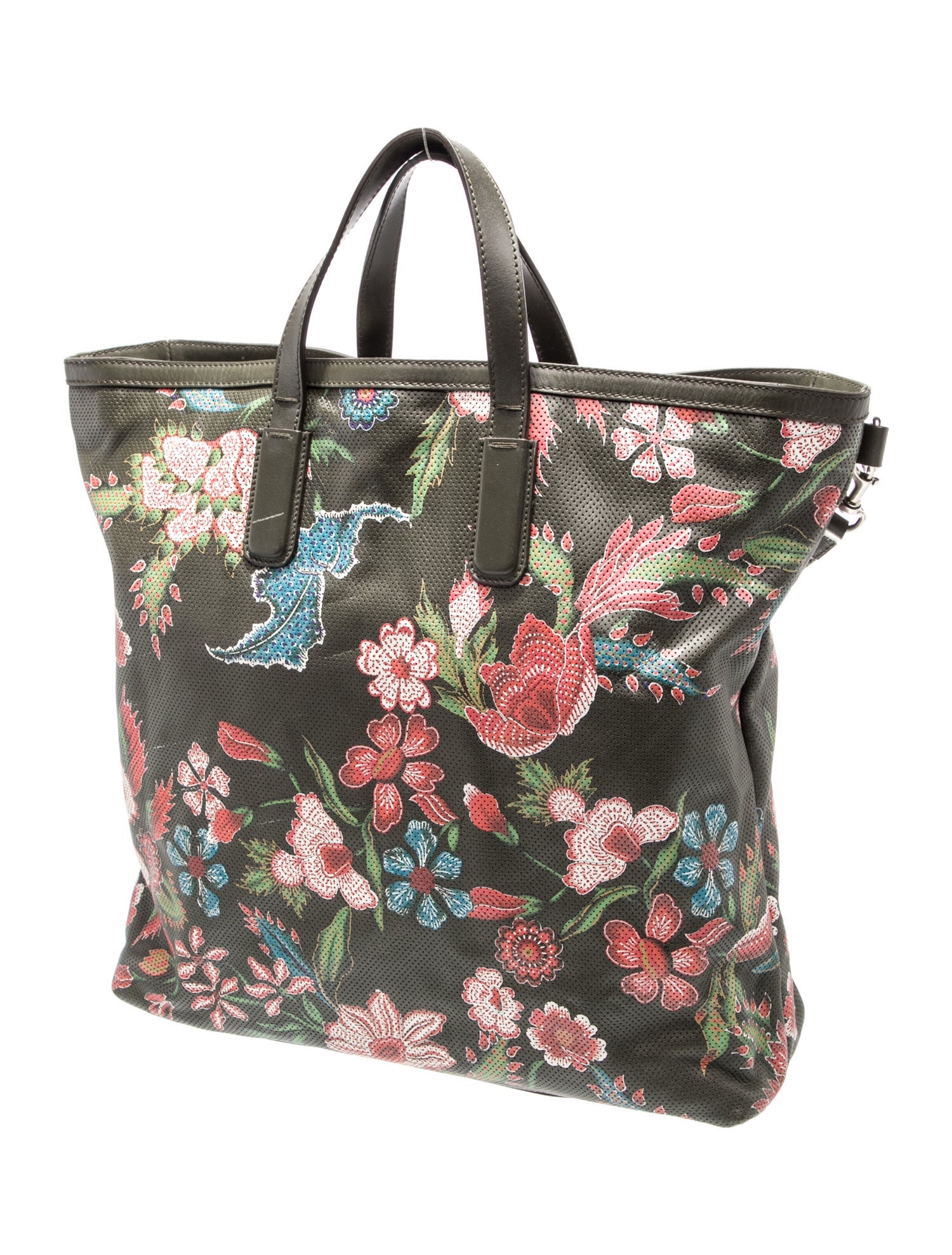 Gucci Flora Knight Bamboo Shopper