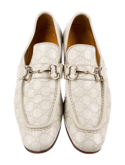 Gucci GG Supreme Leather Dress Loafers