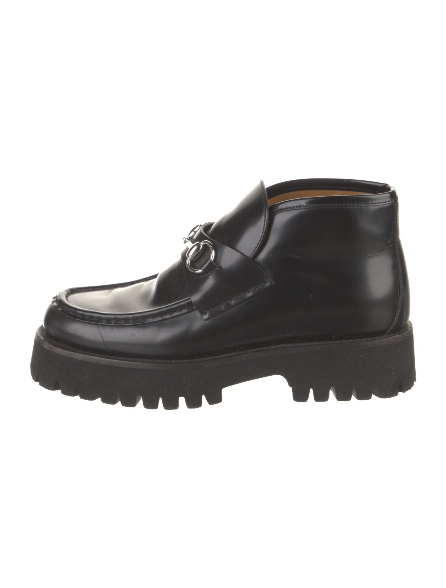 Gucci Horsebit Accent Leather Oxfords