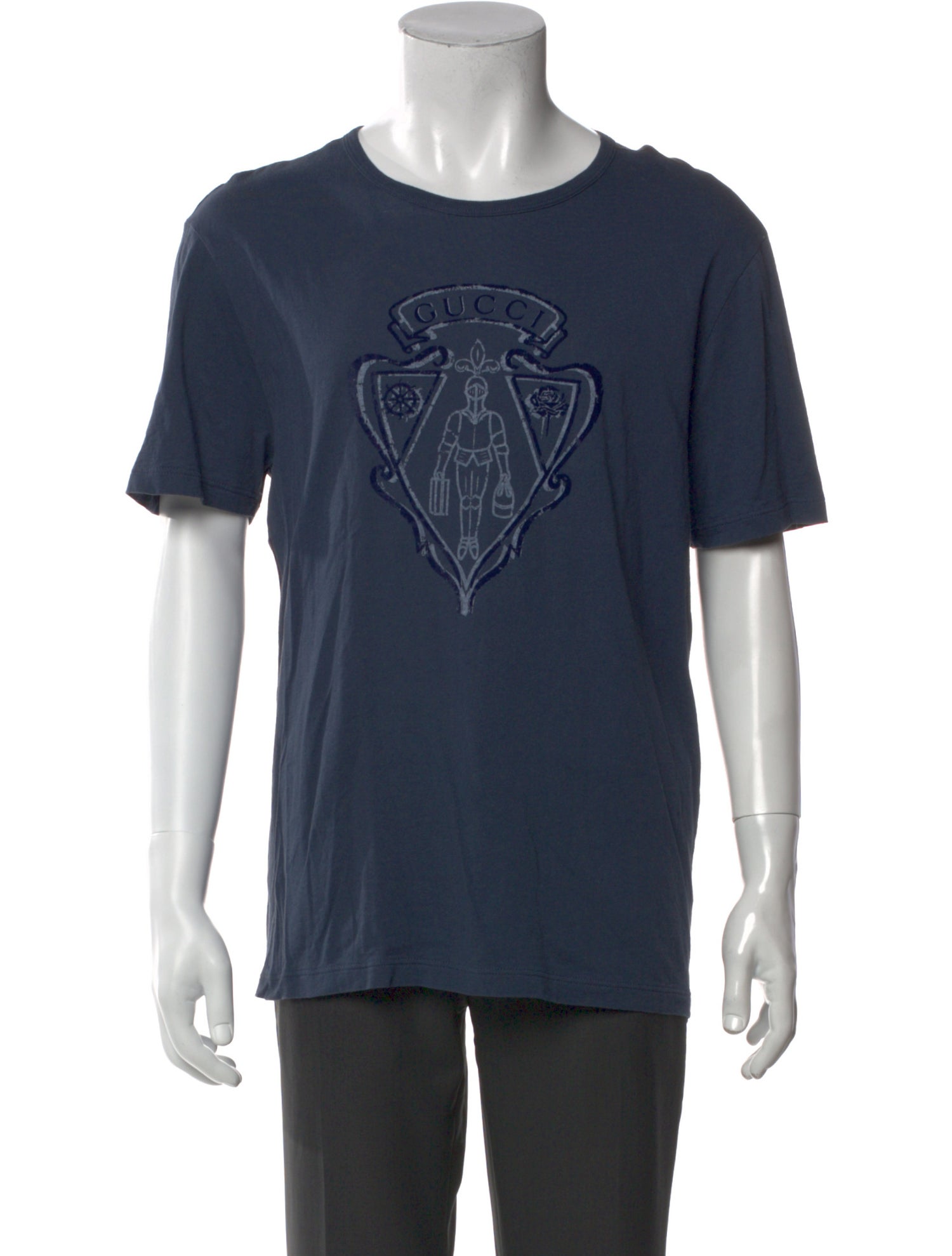 Gucci Graphic Print Crew Neck T-Shirt