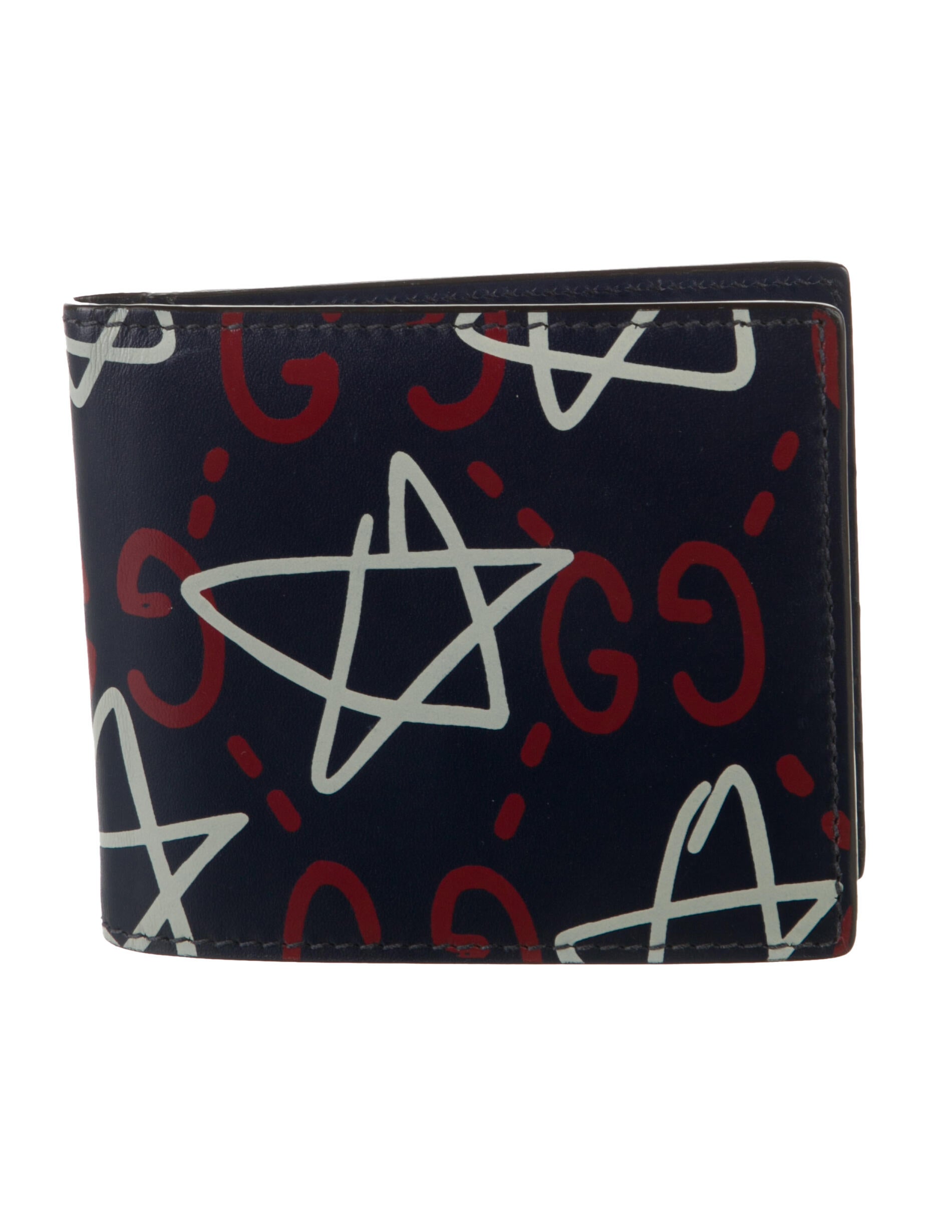 Gucci Gucci Ghost GG Graffiti Bifold Wallet