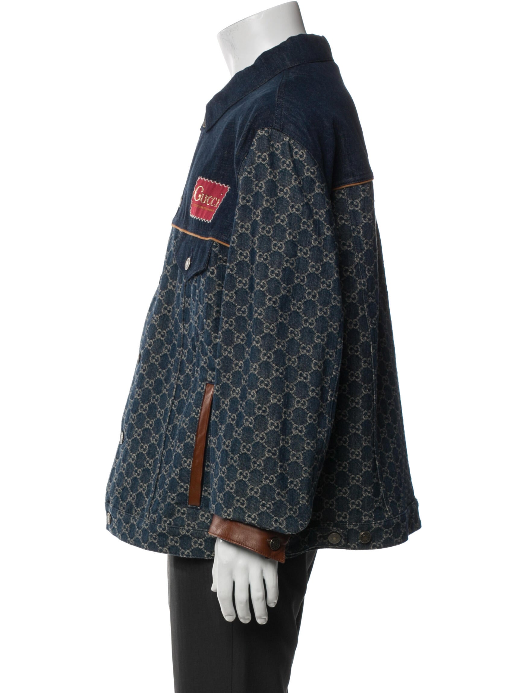 Gucci 2022 GG Canvas Trucker Jacket