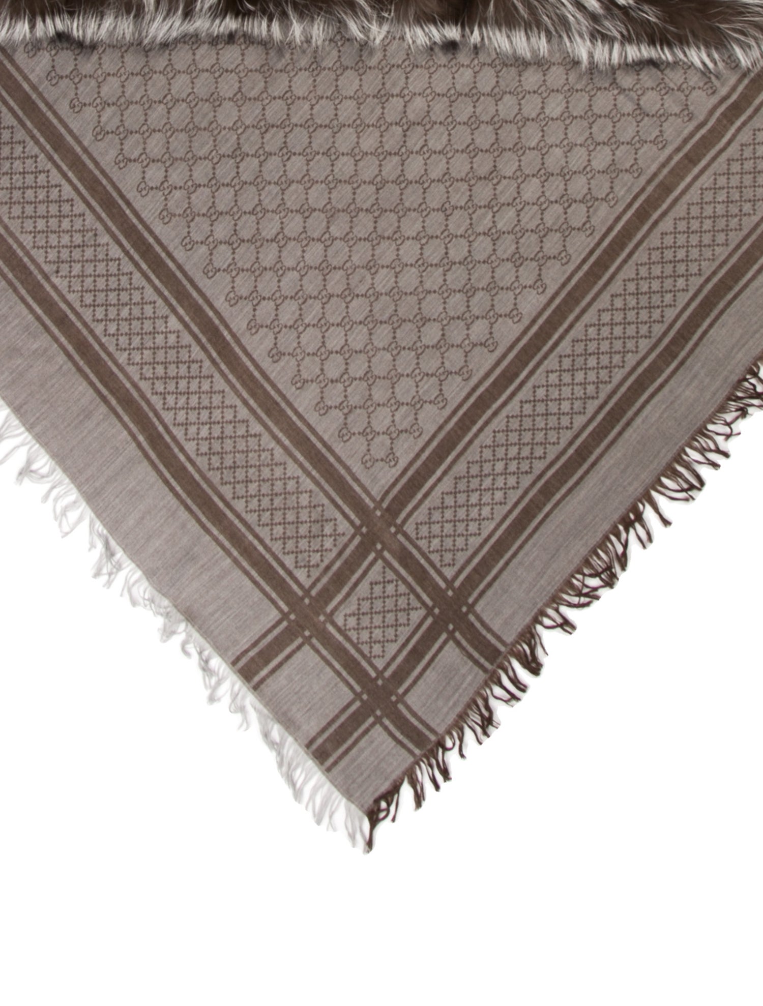 Gucci Wool GG Supreme Shawl w/ Tags