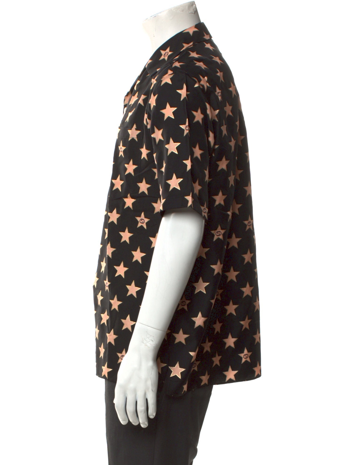 Gucci Interlocking G Logo Silk Shirt