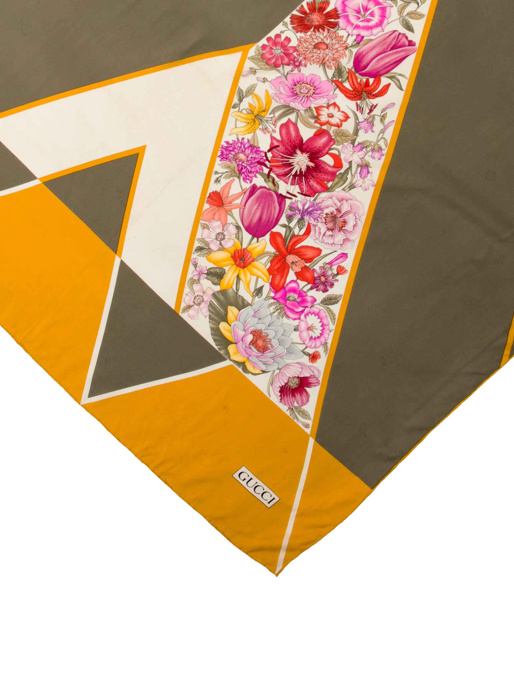 Gucci Blooms Print Scarf