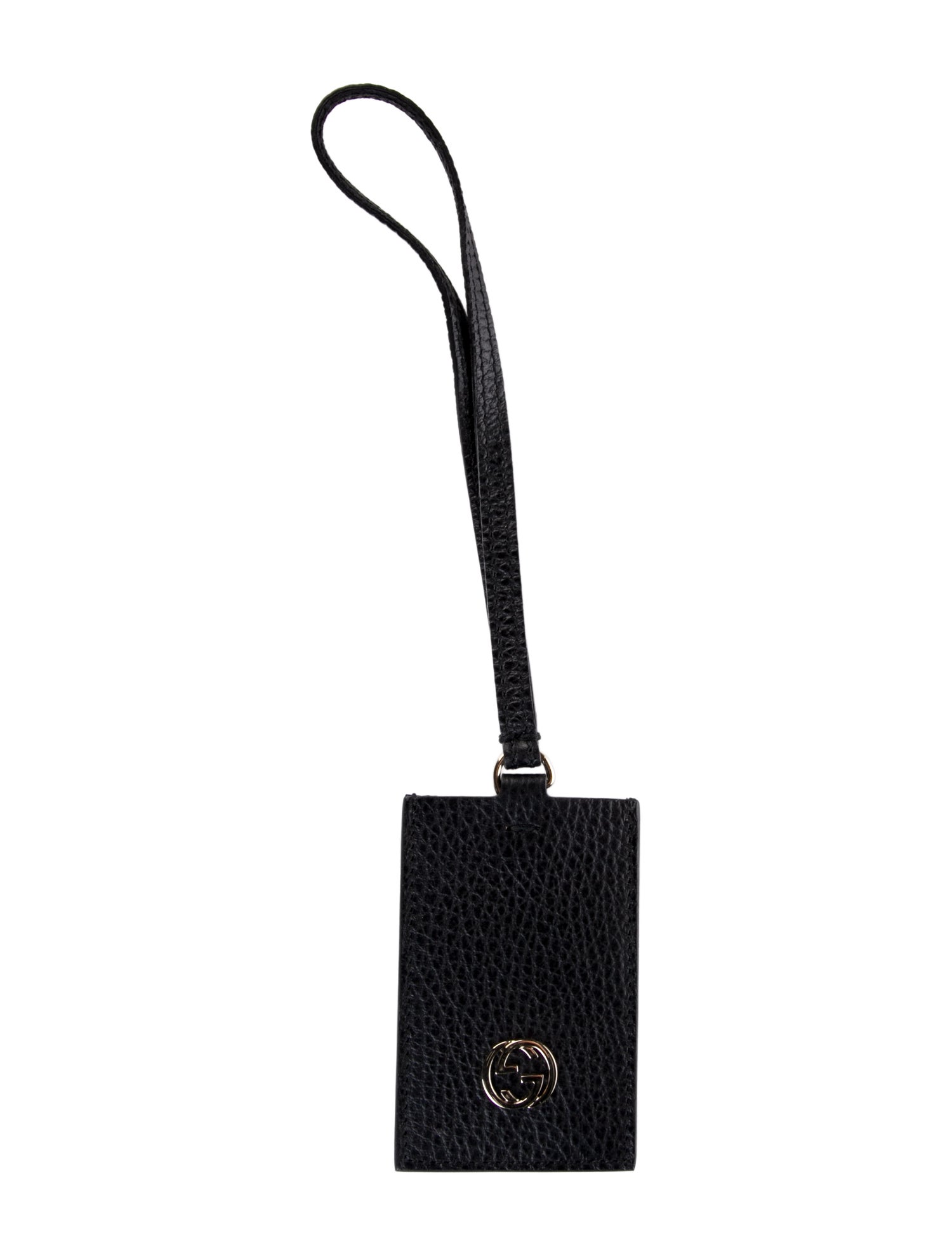 Gucci Leather Luggage Tag. w/Tags