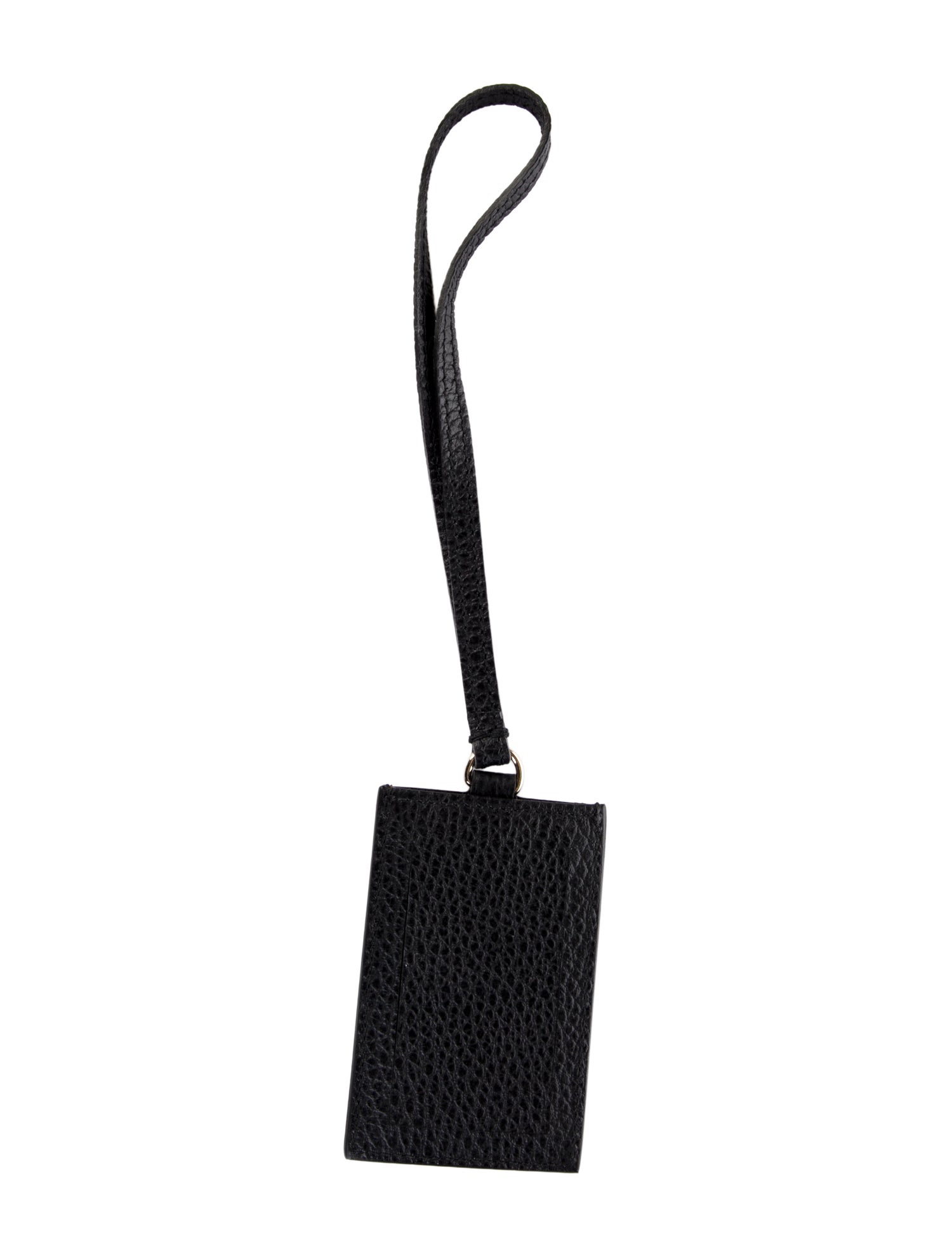 Gucci Leather Luggage Tag. w/Tags