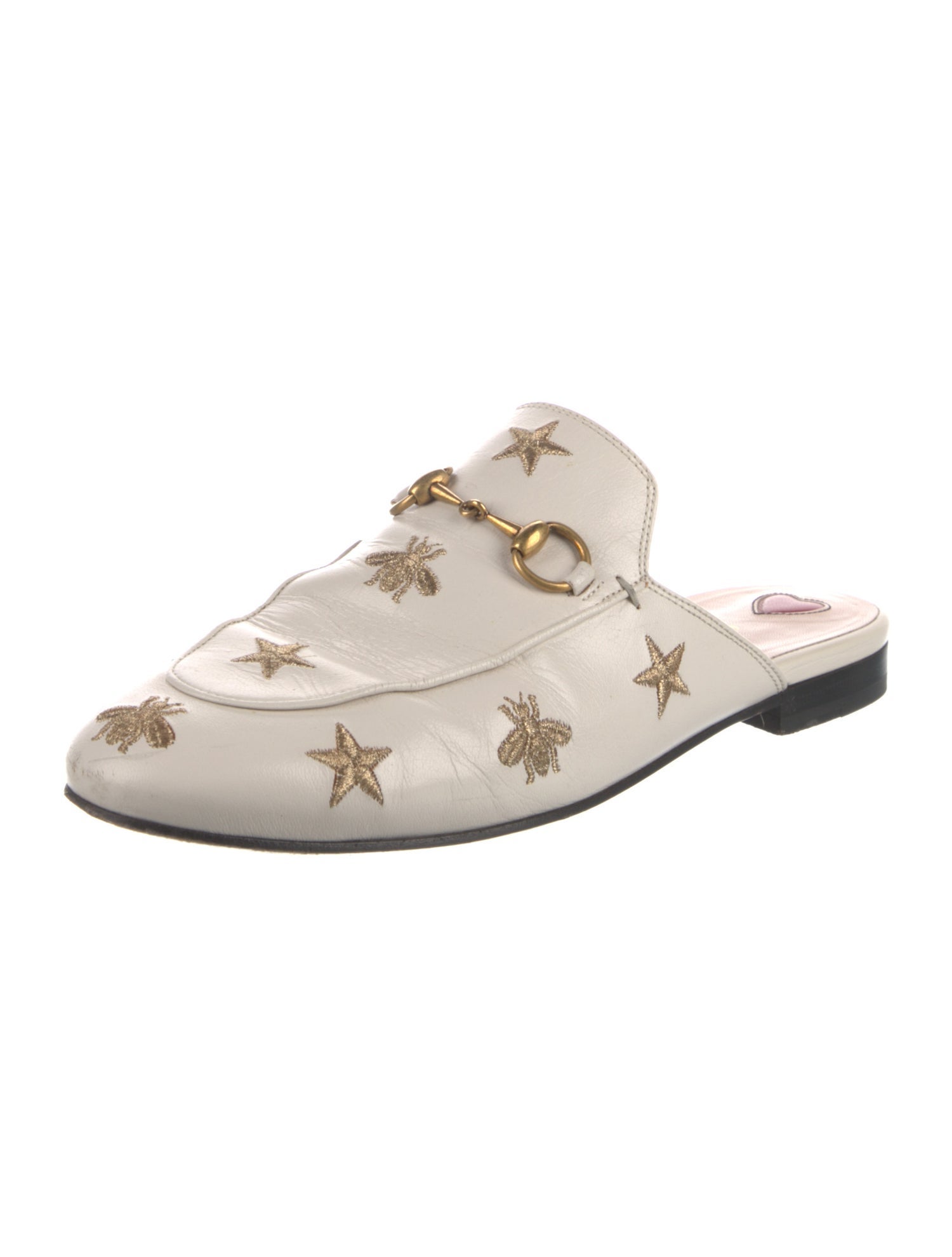 Gucci Horsebit Accent Leather Mules