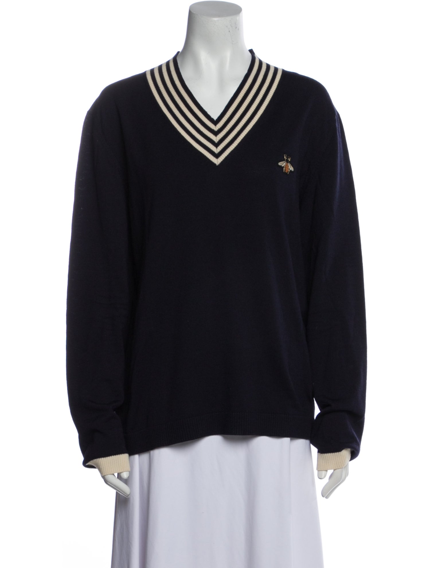 Gucci Wool V-Neck Sweater