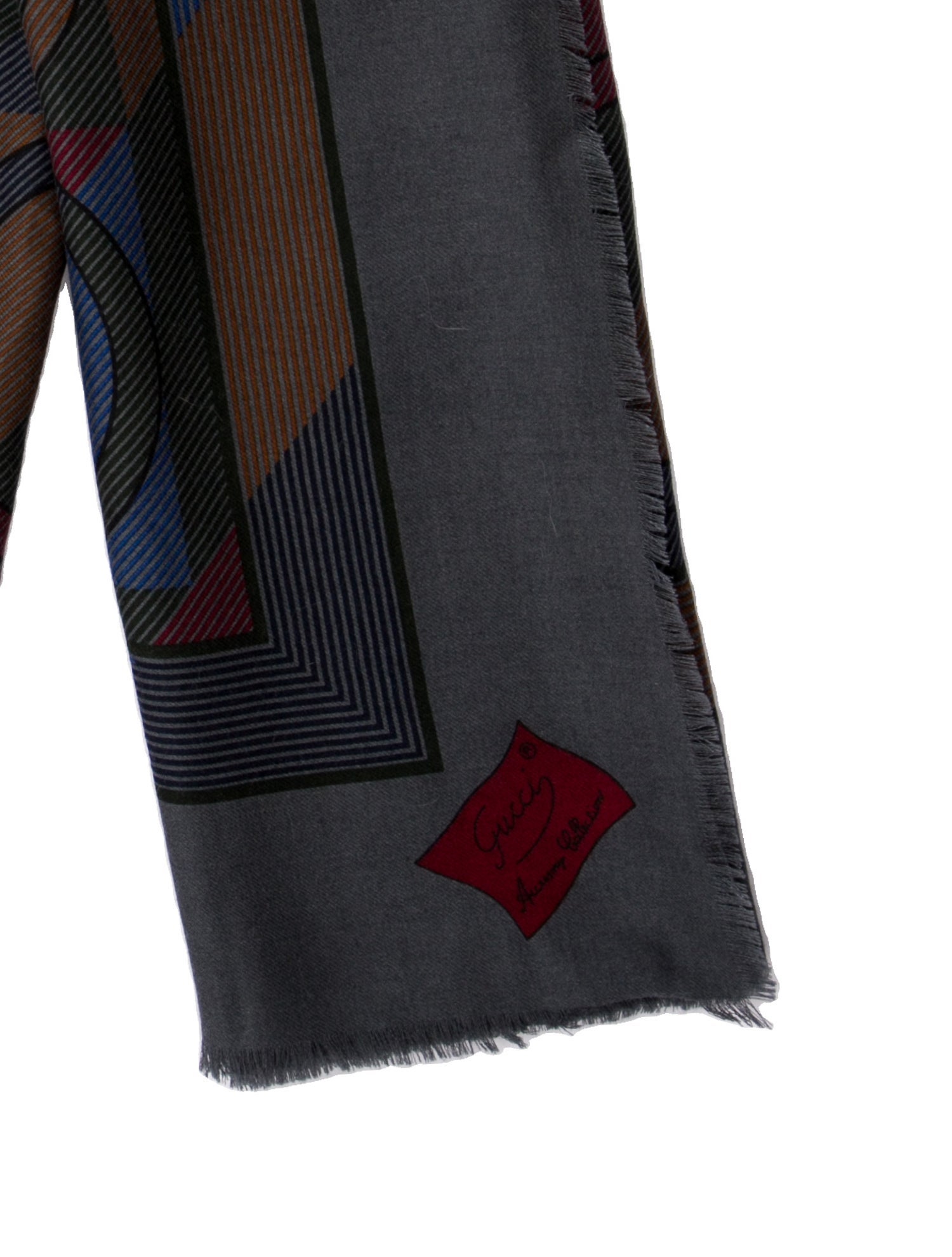 Gucci Wool Printed Scarf