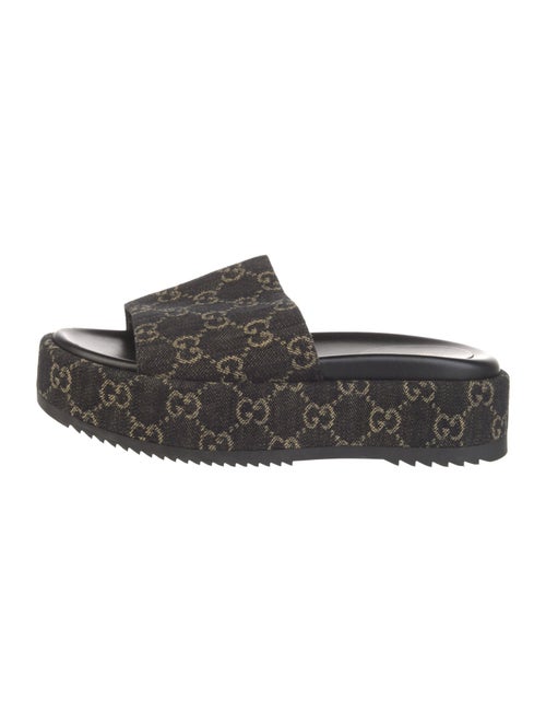 Gucci GG Denim Denim Slides