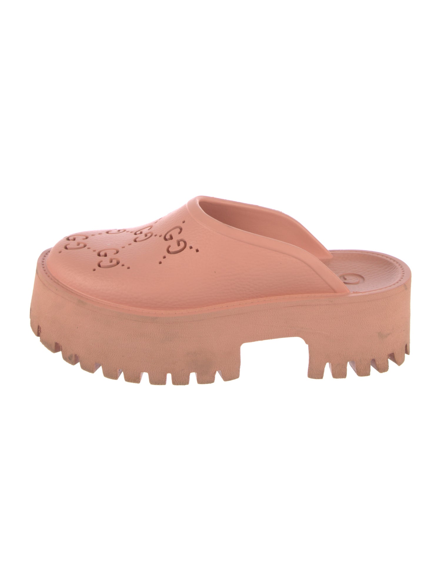 Gucci GG Logo Rubber Mules