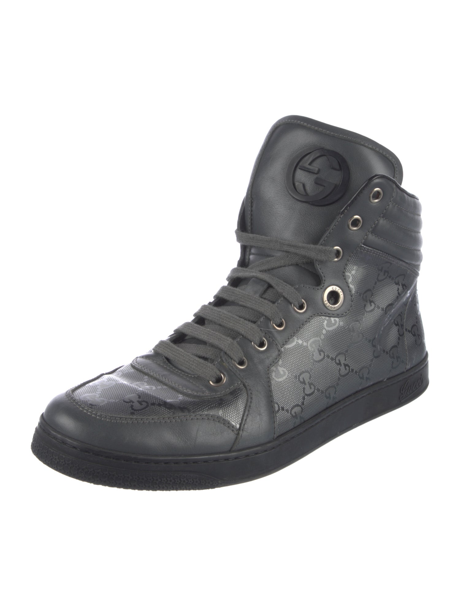 Gucci GG Crystal Leather Sneakers