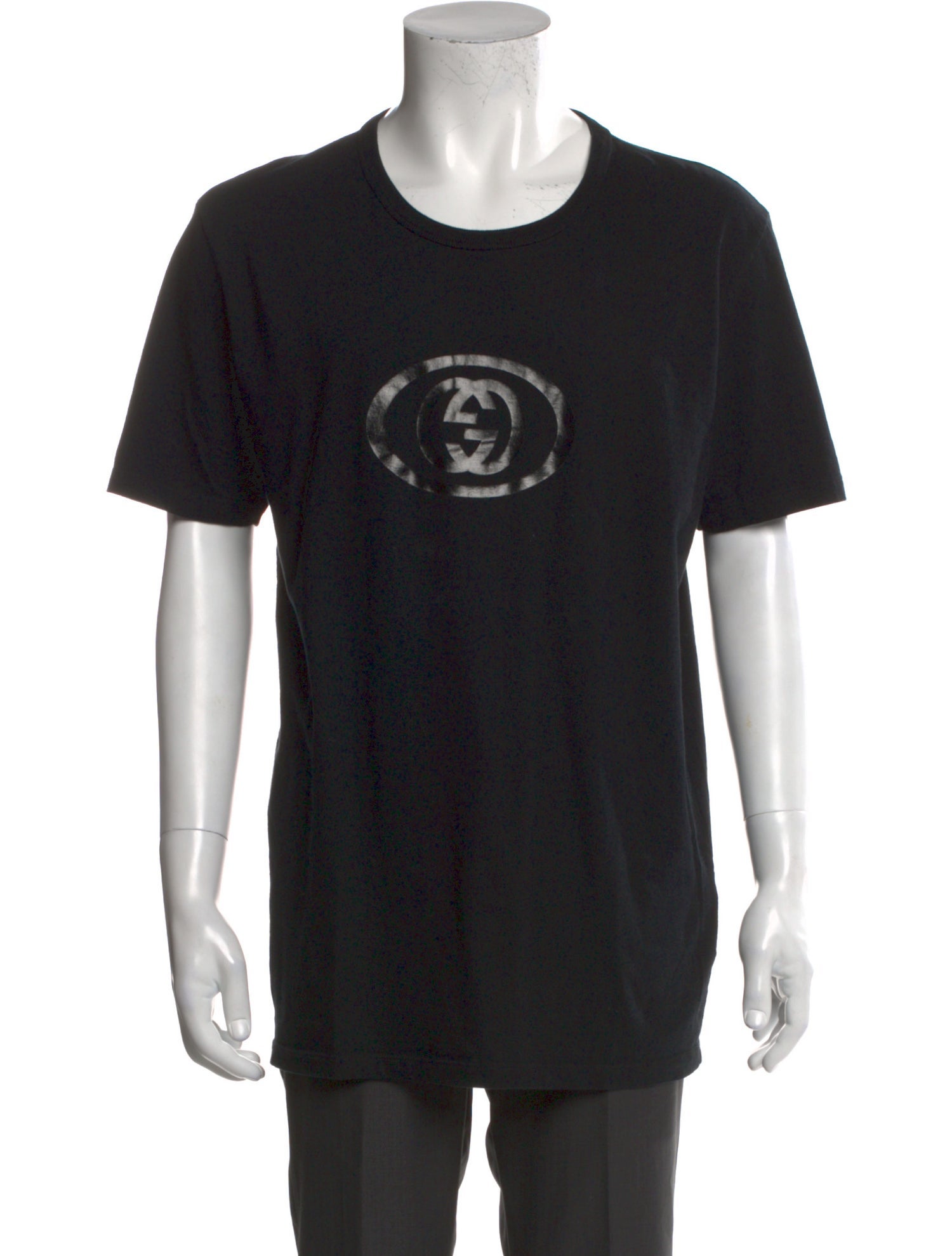 Gucci Interlocking G Logo Scoop Neck T-Shirt