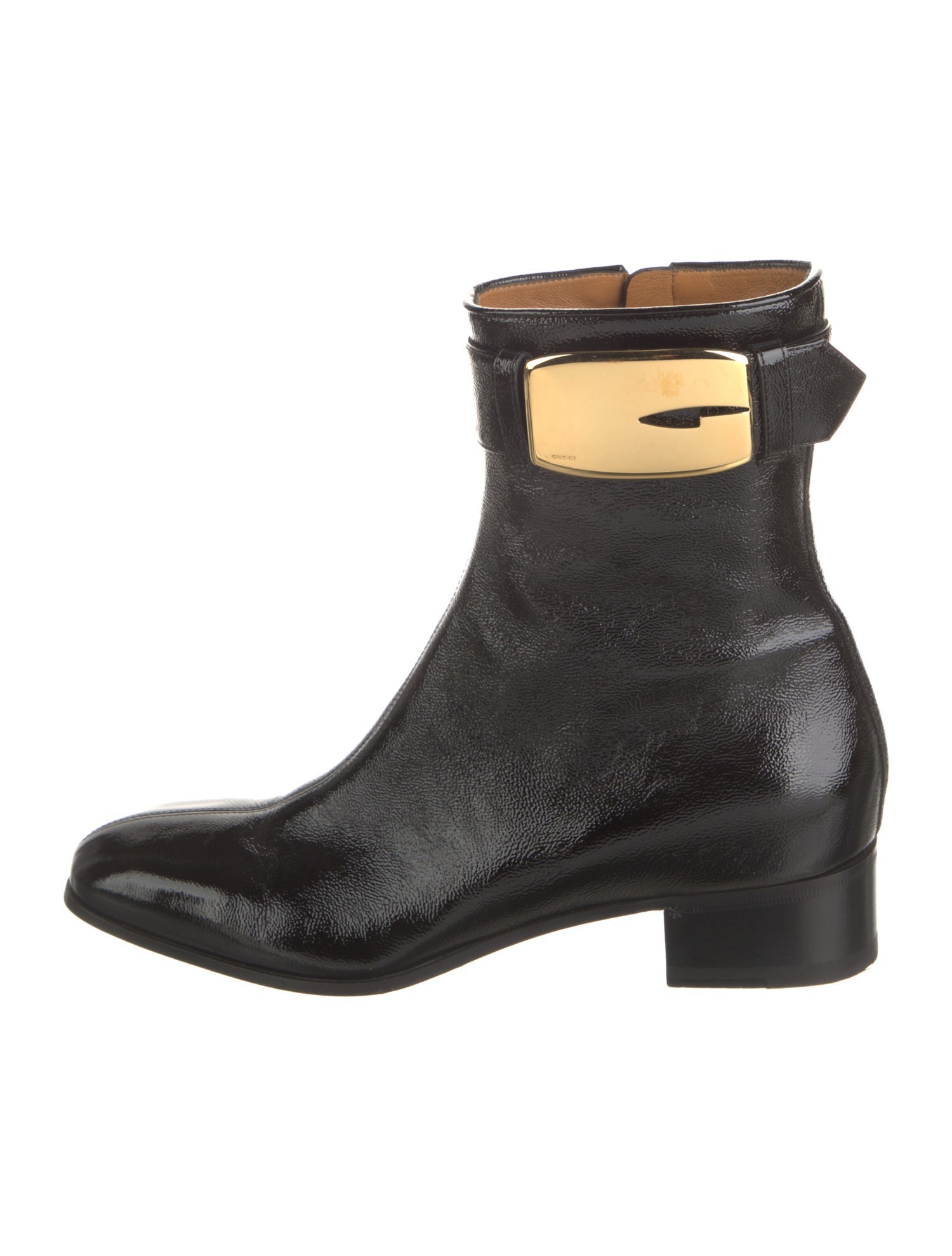 Gucci Patent Leather Boots