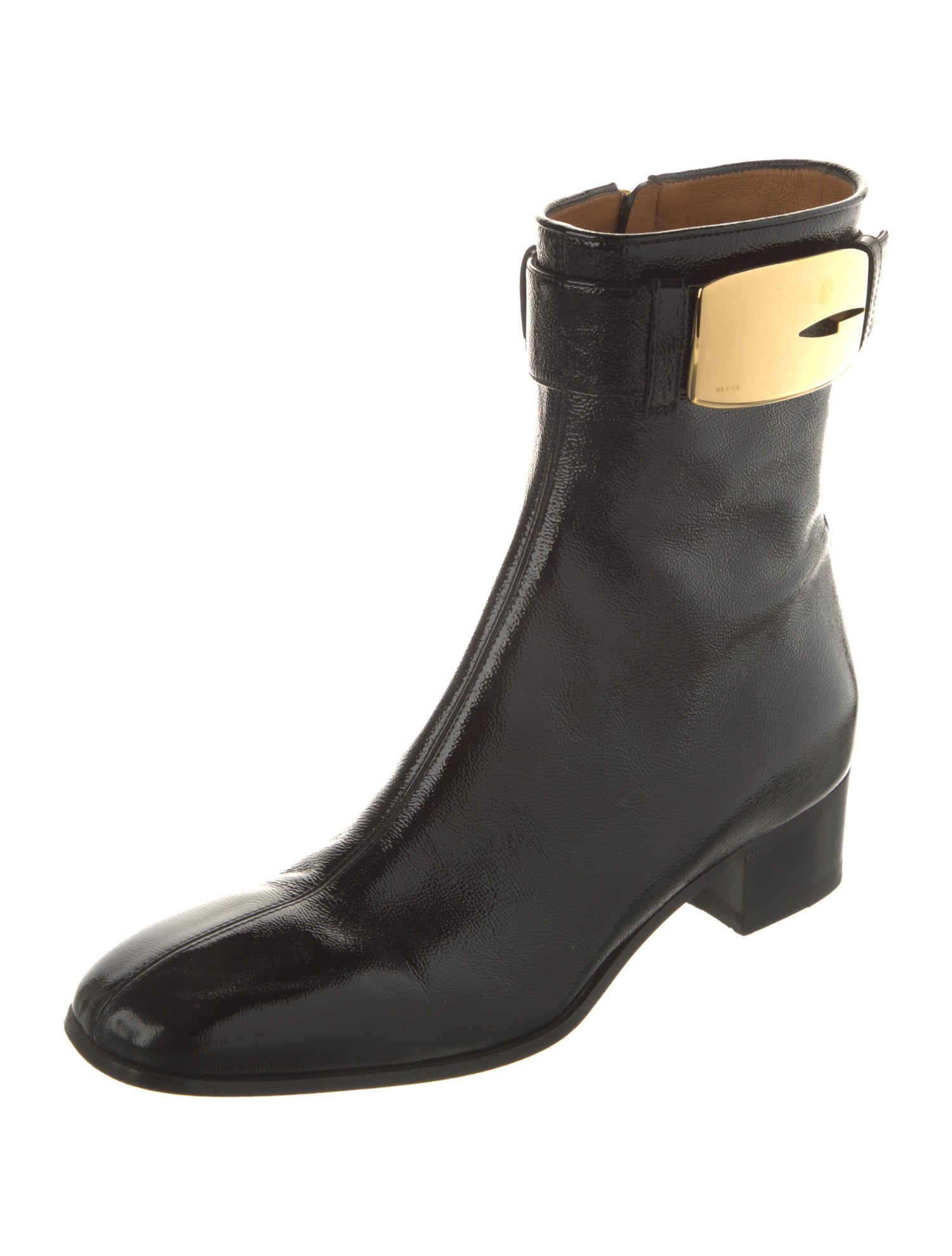Gucci Patent Leather Boots