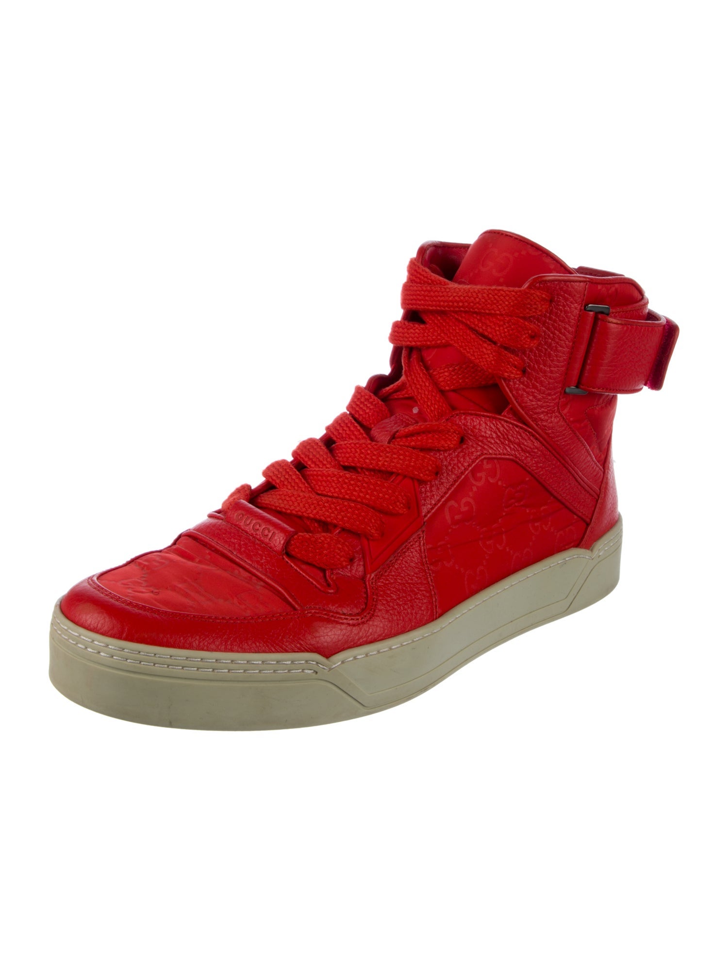 Gucci GG Logo Leather Sneakers