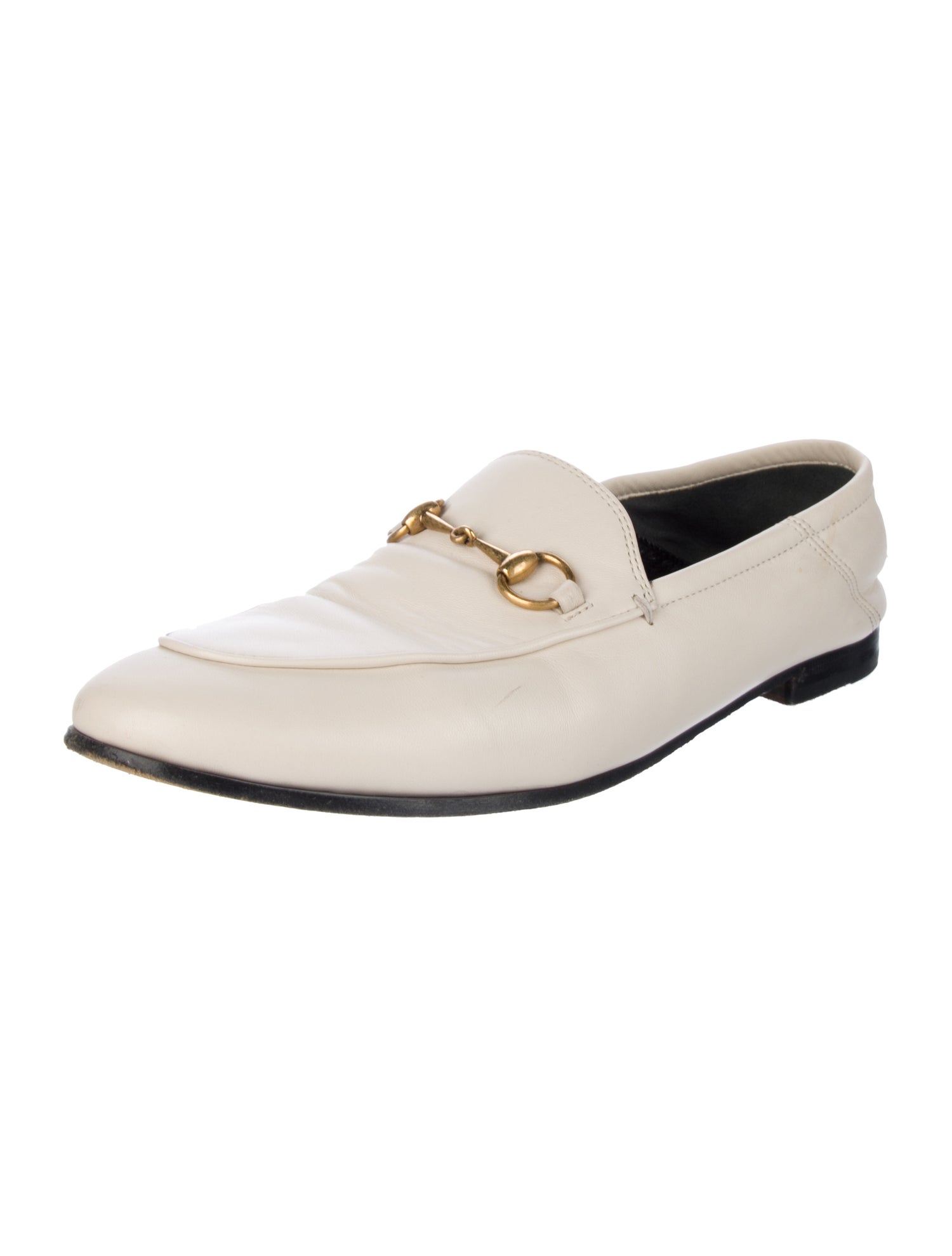 Gucci Horsebit Accent Leather Loafers