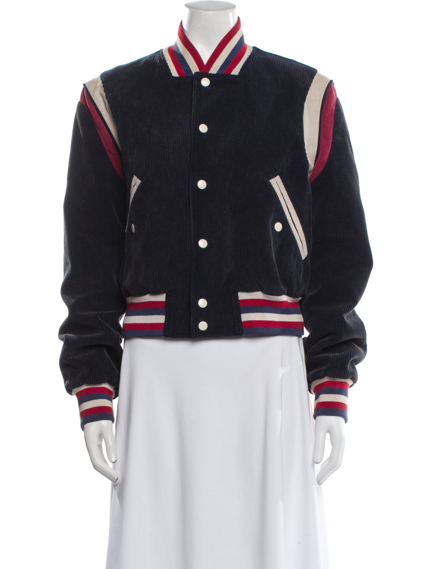 Gucci Striped Bomber Jacket