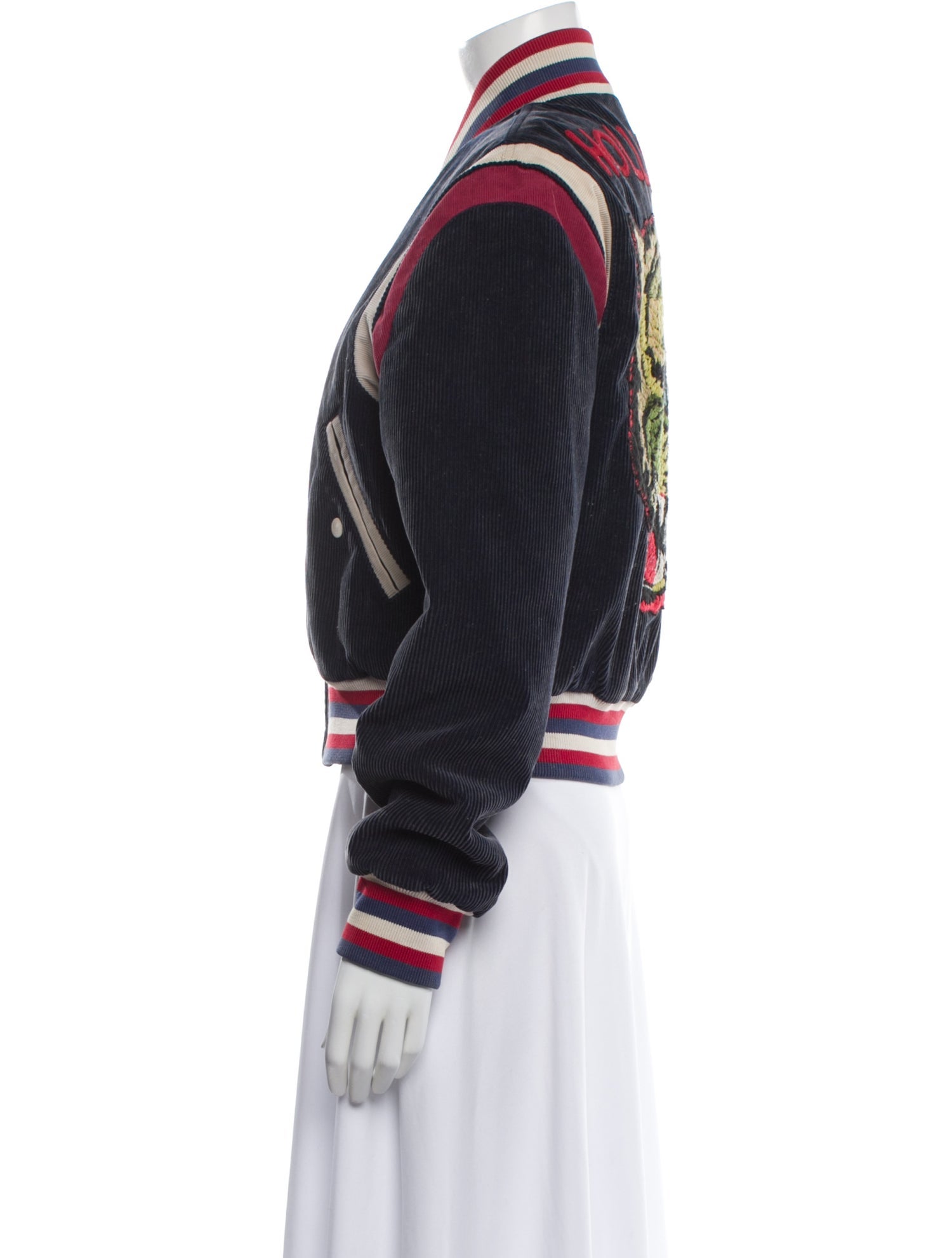 Gucci Striped Bomber Jacket