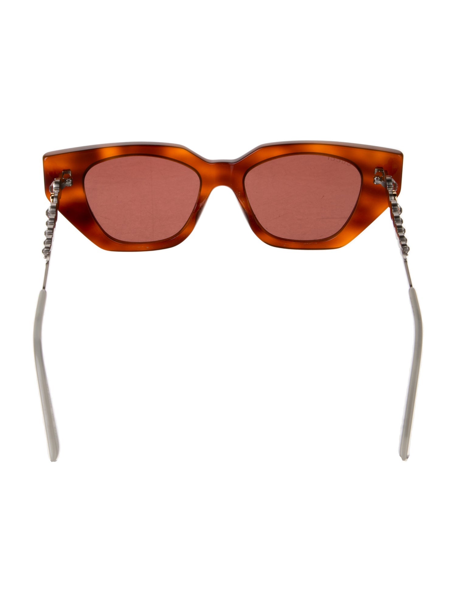 Gucci Sylvie Web Accent Cat-Eye Sunglasses
