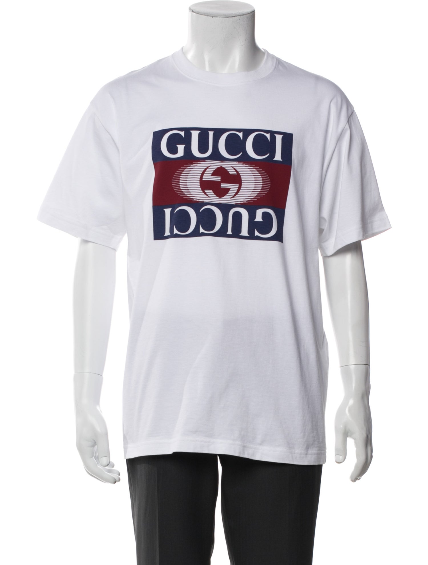 Gucci Interlocking G Logo Crew Neck T-Shirt