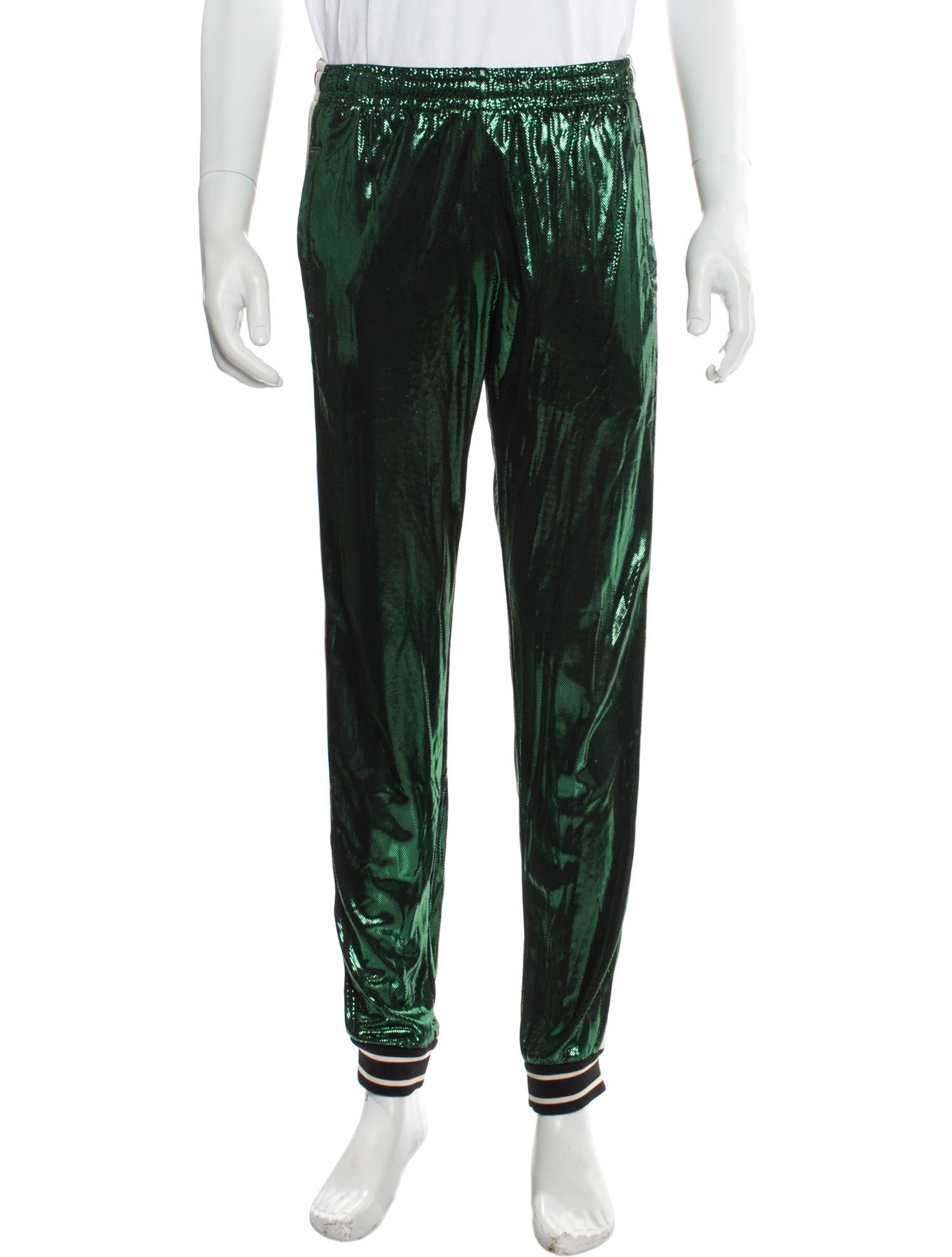 Gucci 2019 Sylvie Web Accent Lounge Bottoms