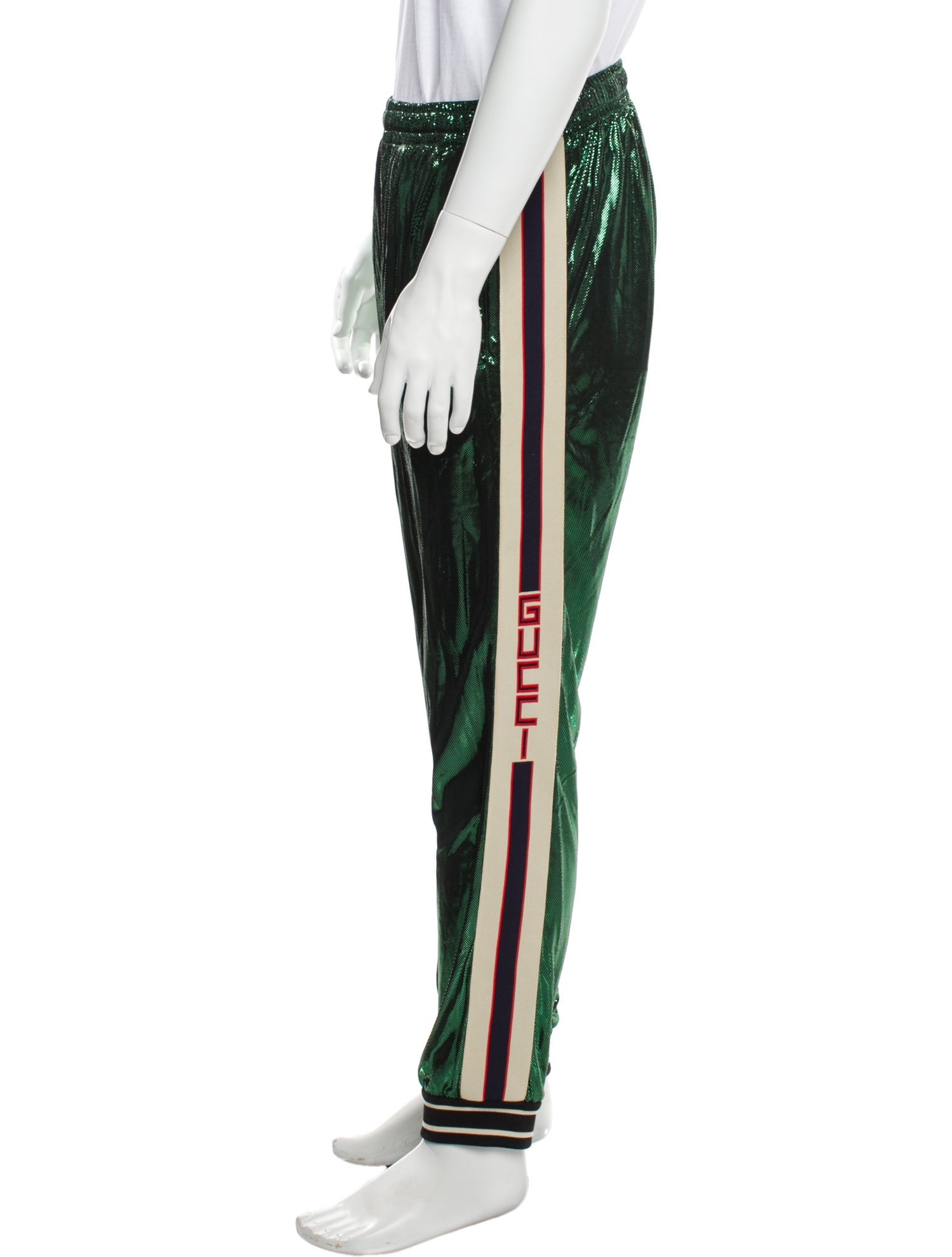 Gucci 2019 Sylvie Web Accent Lounge Bottoms