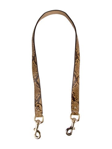 Gucci Bag Accessories womens' neutral and animal print bag strap