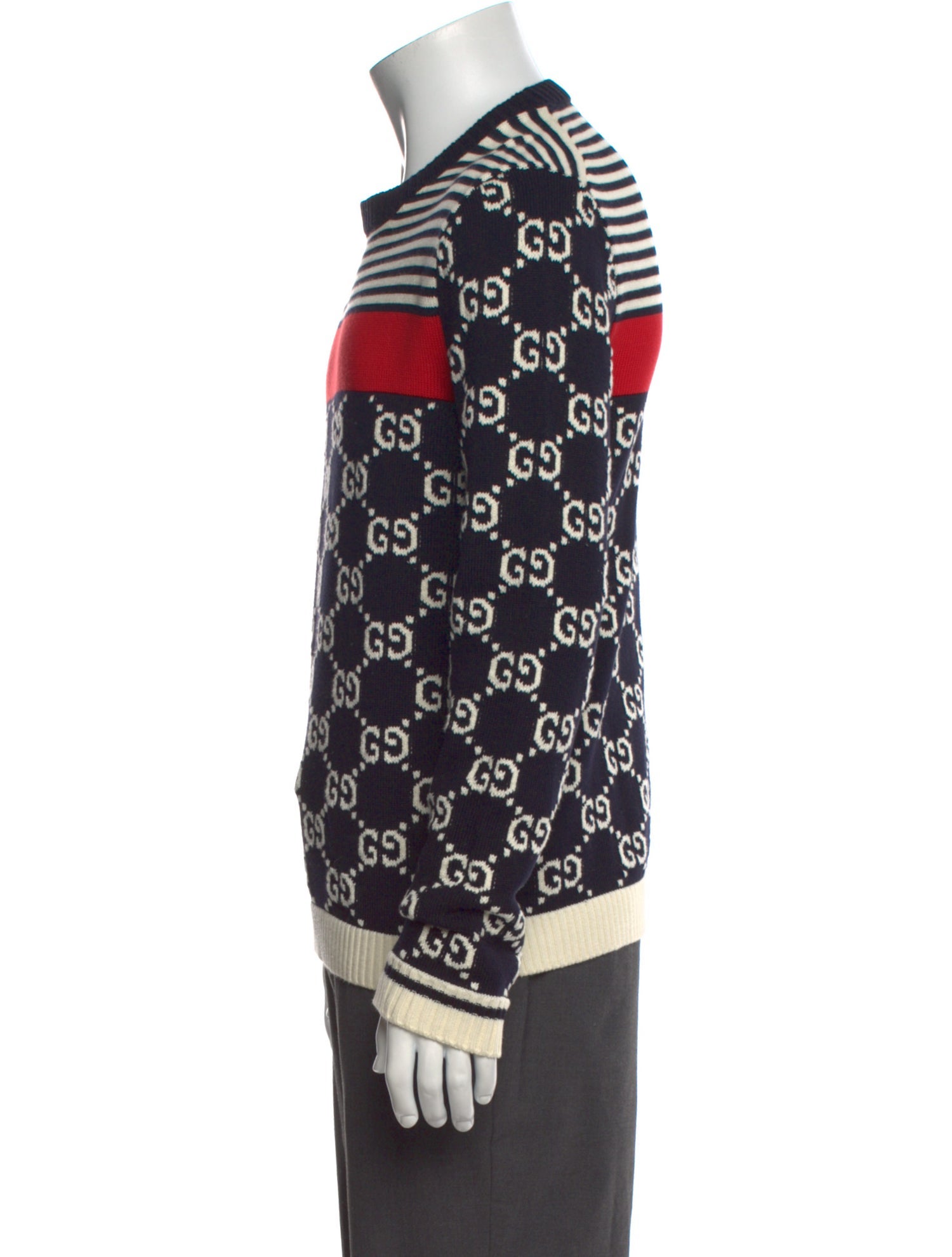 Gucci GG Supreme Crew Neck Pullover