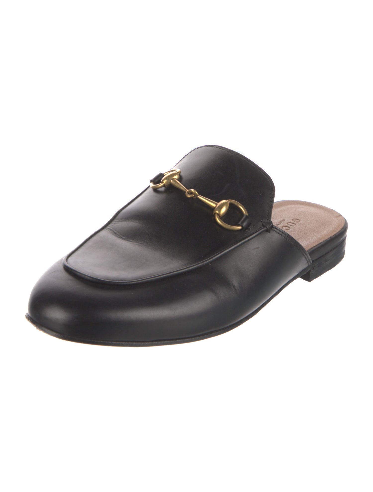 Gucci Horsebit Accent Leather Mules