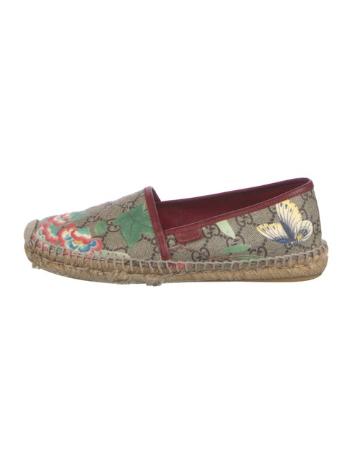 Gucci GG Supreme Whipstitch Trim Espadrilles