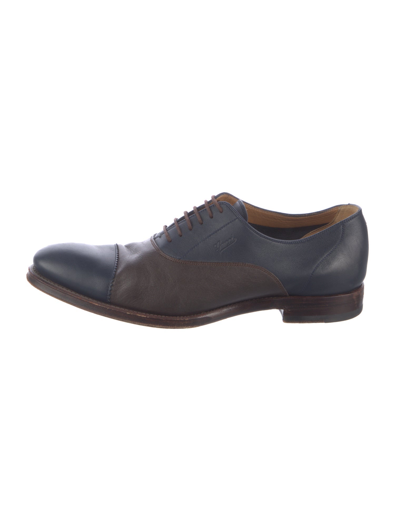 Gucci Leather Oxfords