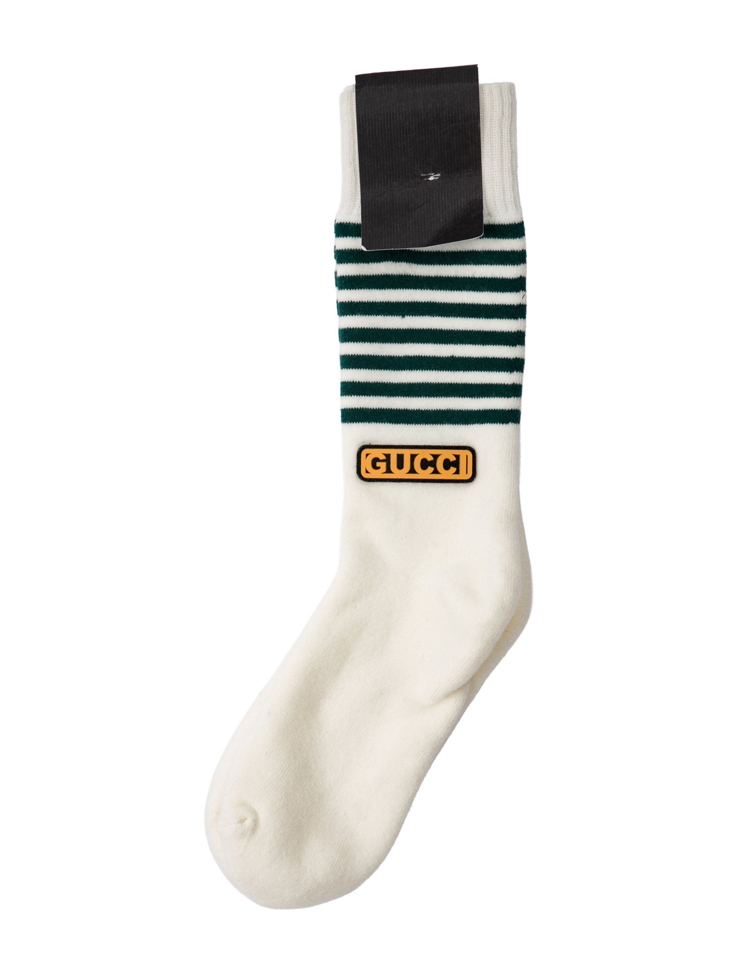 Gucci Striped Logo Ankle Socks w/Tags