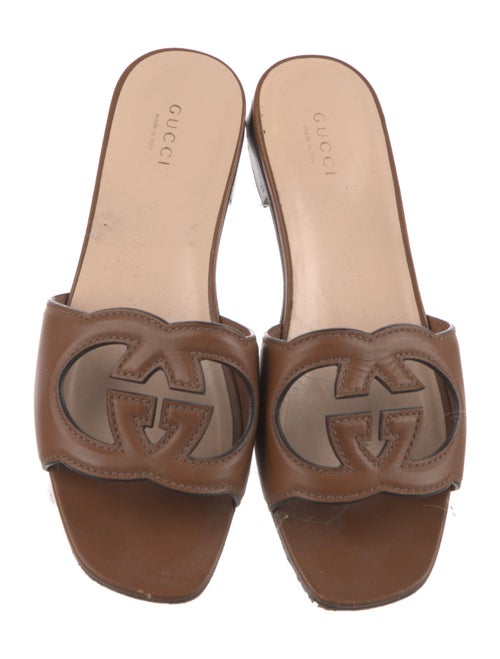 Gucci Leather Slides